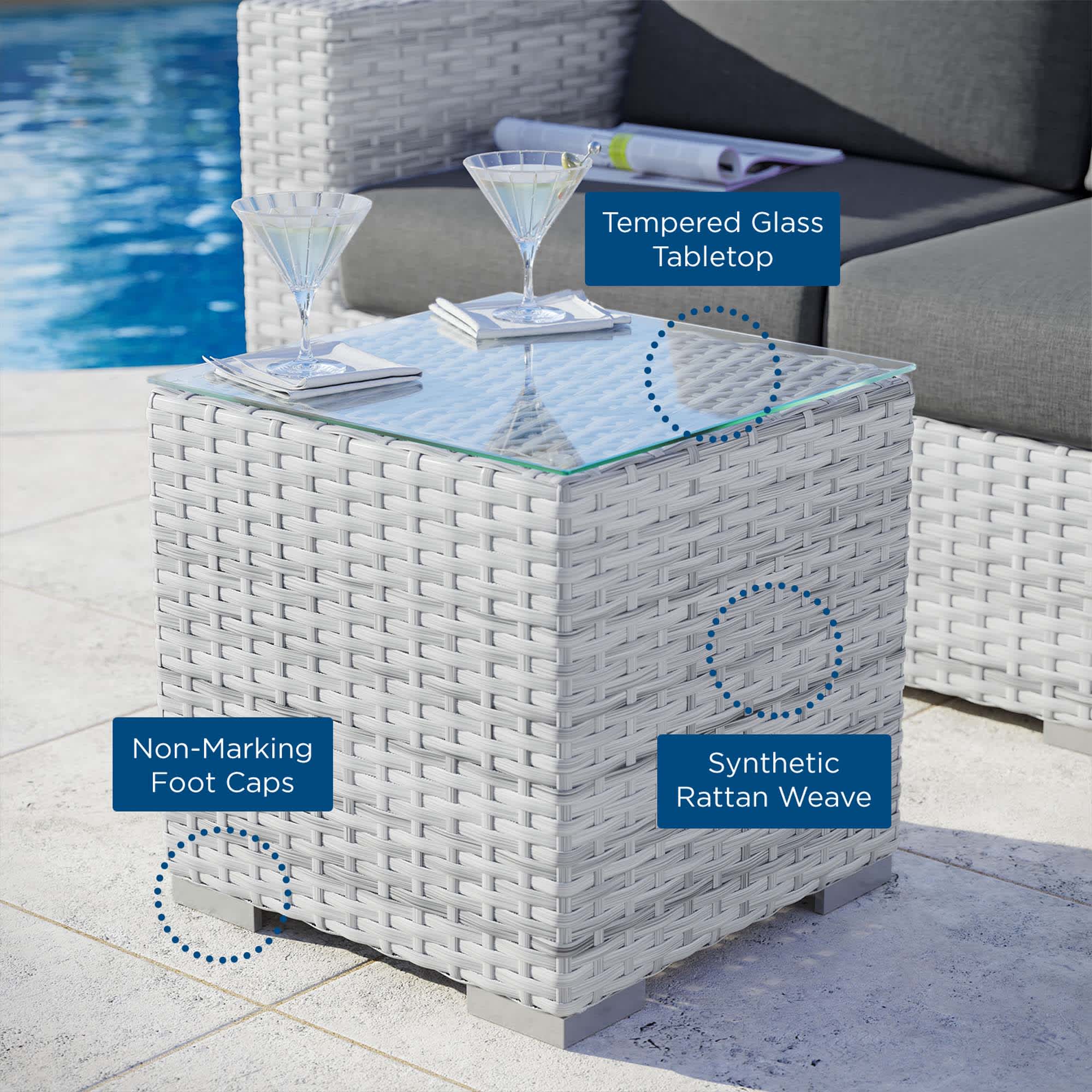 Modway EEI-4300-LGR Patio-Tables - View #3