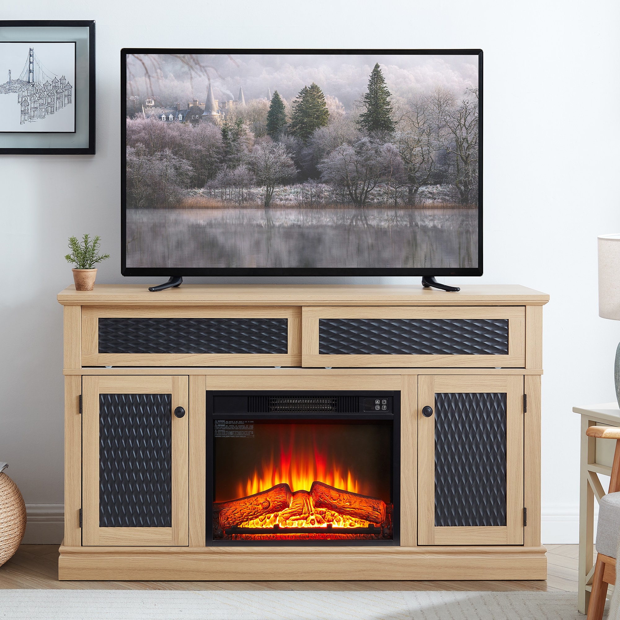 Bybafun YC1600081 Electric-Fireplaces - View #5