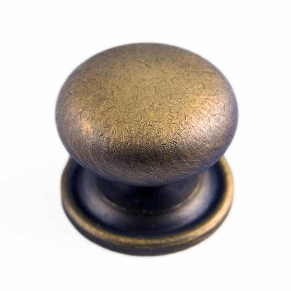 RK International CK 3216-ATAE Antique English Round Transitional Cabinet Knob