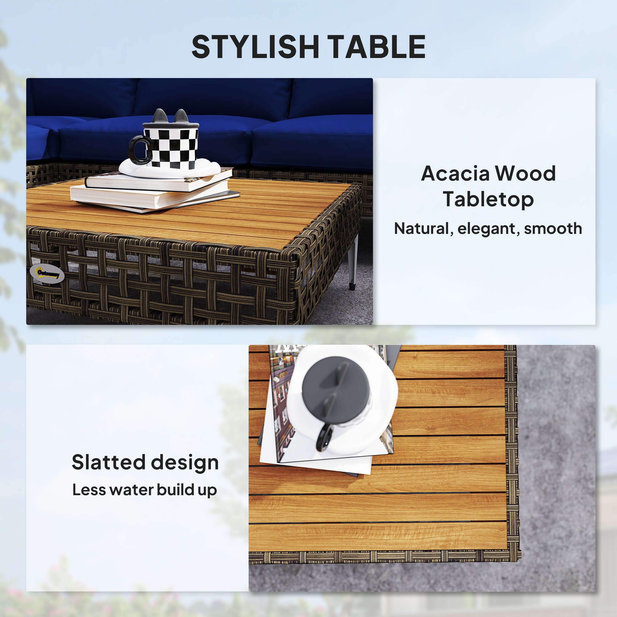 Outsunny 860-403V00BN Patio-Conversation-Sets - View #5