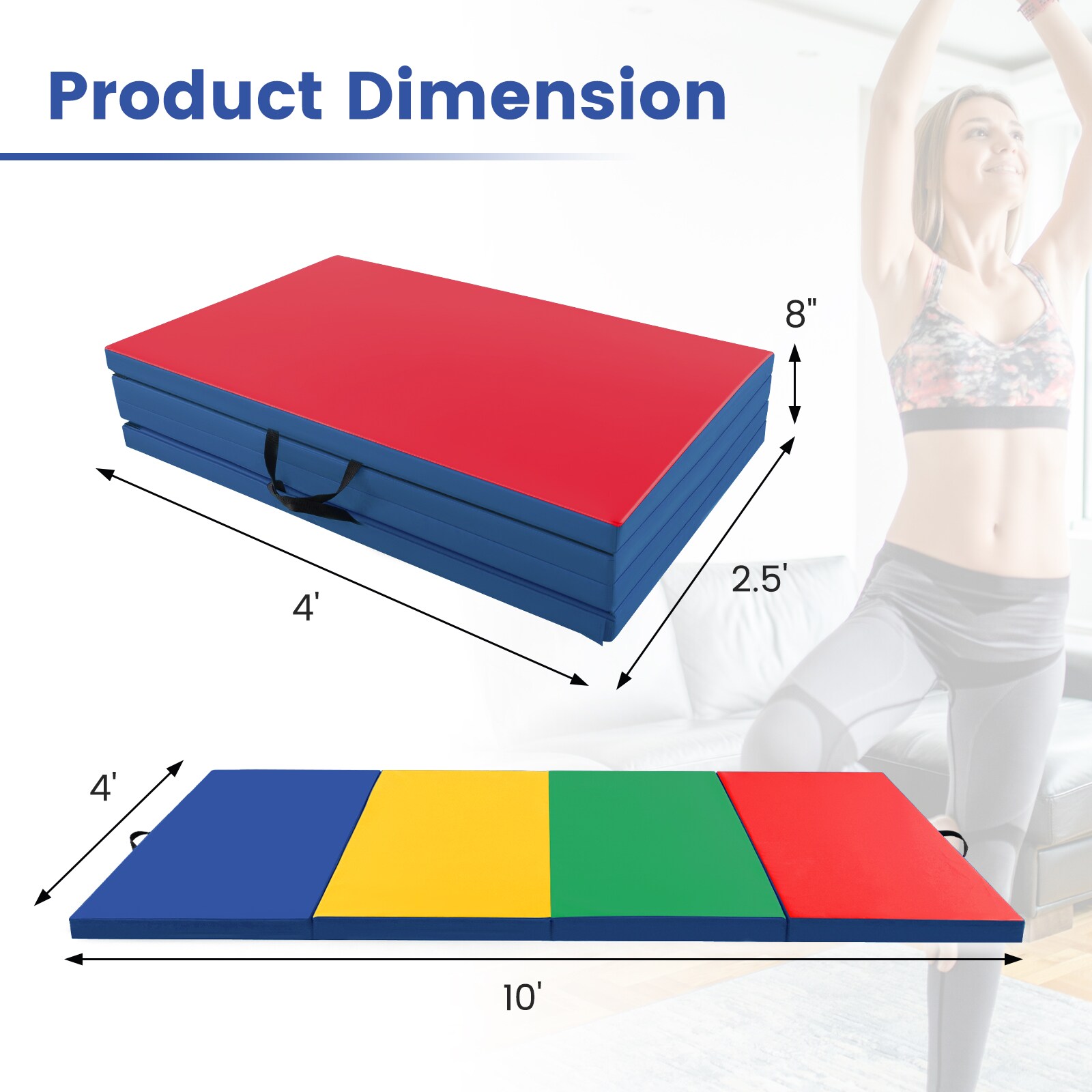 Slickblue D-CO-TM11101HF Fitness-Equipment-Mats - View #6