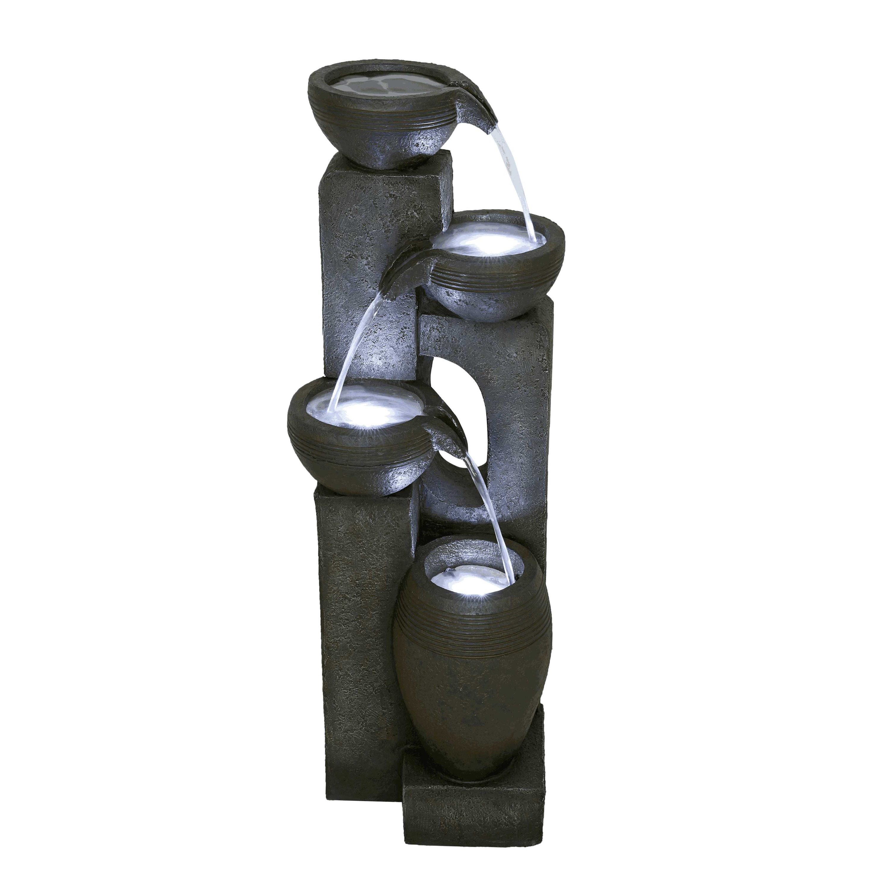 Hi-Line Gift 79597 Resin Dog/Cat Fountain