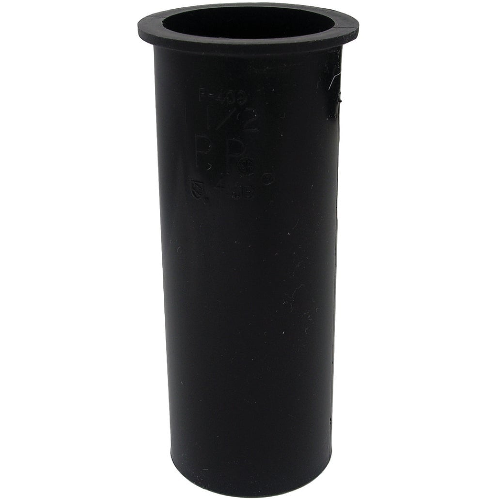 LASCO 03-4301A ABS Flanged Tailpiece 1-1/2 in. x 4 in. Black in