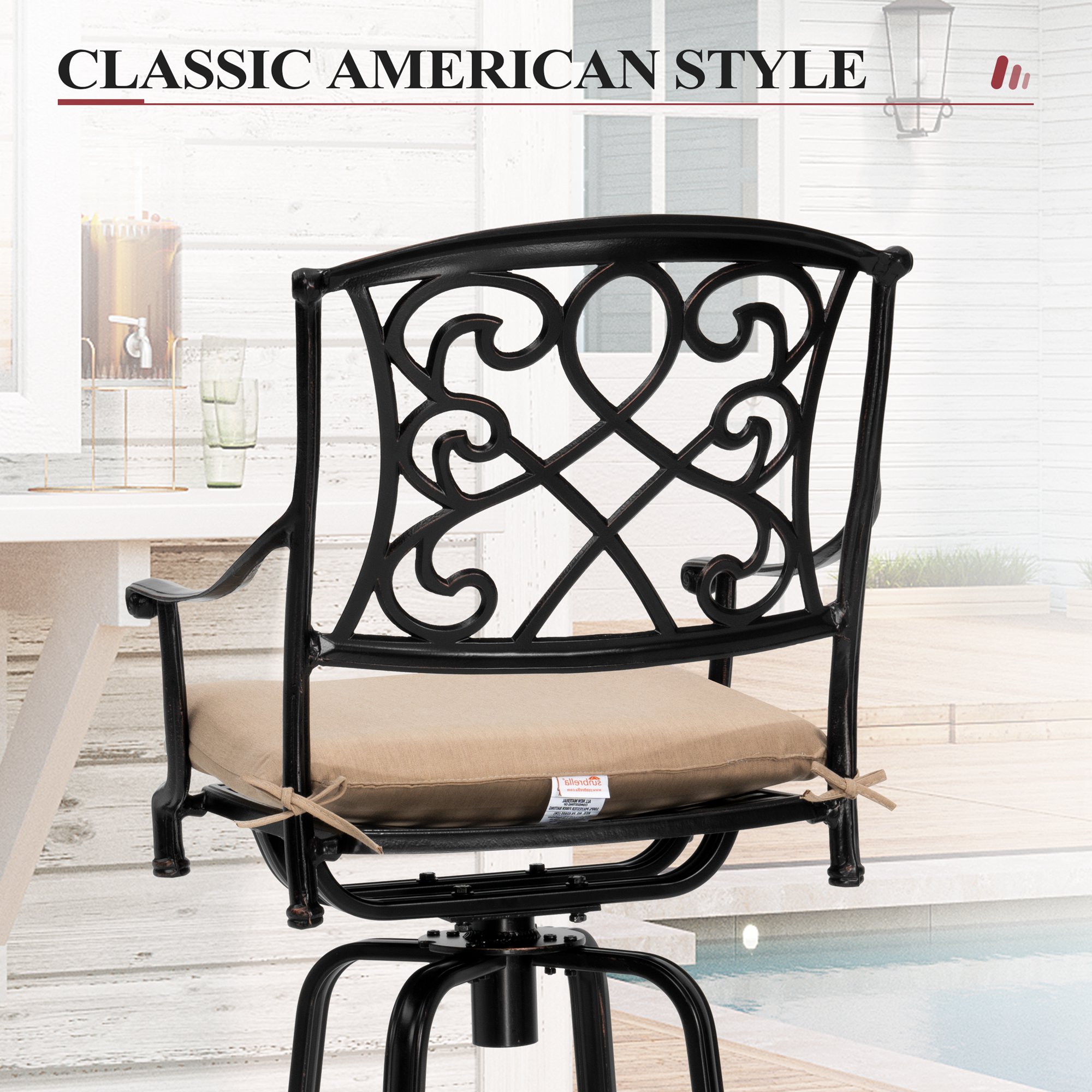 Crestlive Products CL-ST003BEI-2 Patio-Chairs - View #7