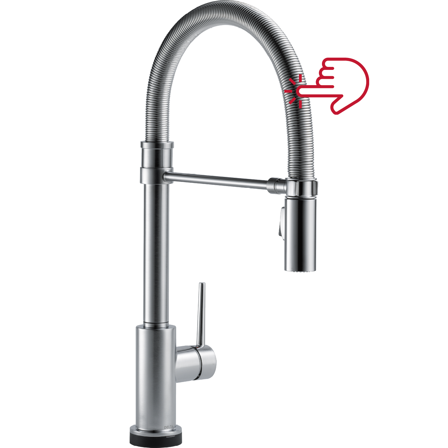 Delta Trinsic Pro Touch2O Arctic Stainless 2 handle Pull down