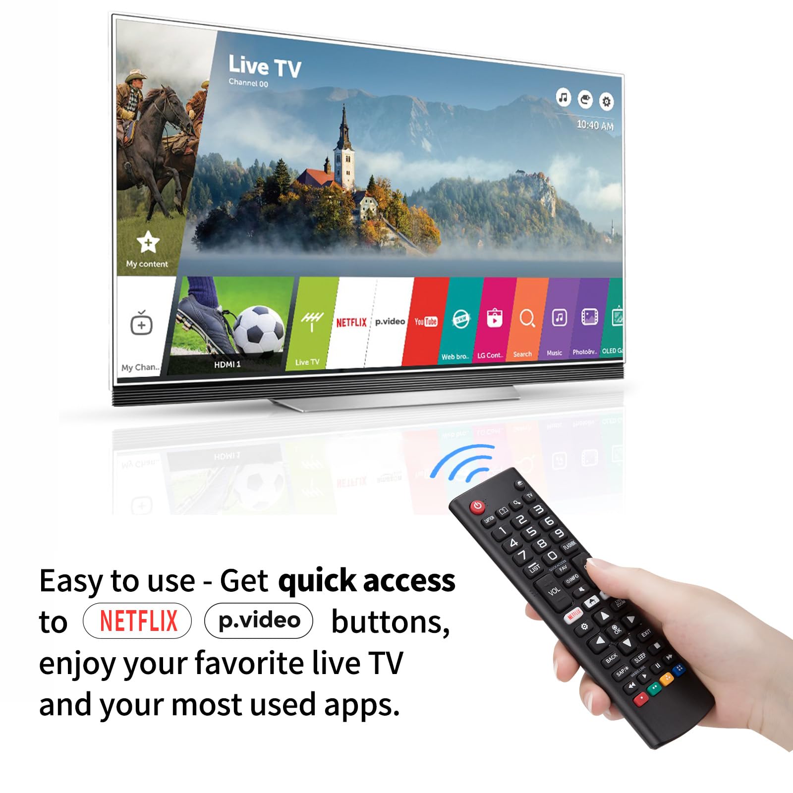Etokfoks LETP5E5RK Multimedia-Remote-Controls - View #3