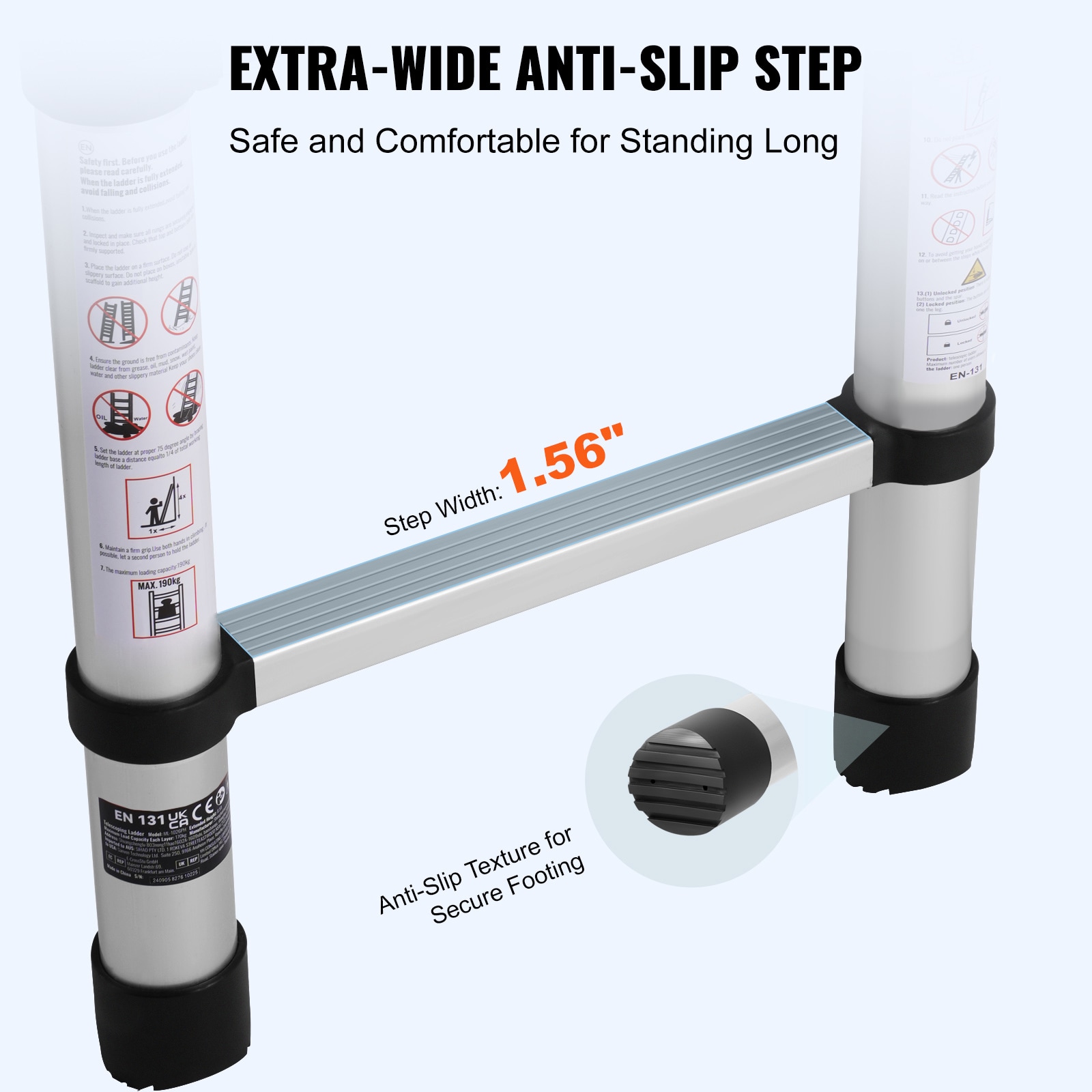 VEVOR SCAZXSSLTNLS05992V0 Step-Ladders - View #4