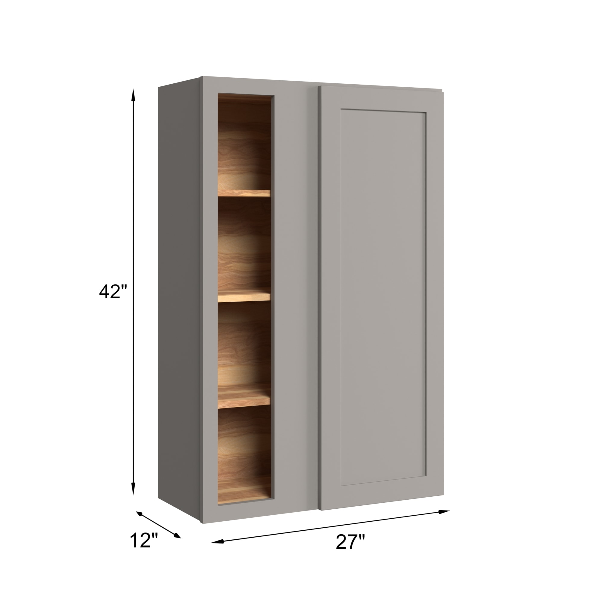 KraftMaid Momentum WBC3042LG81 Cabinets-Kitchen - View #3