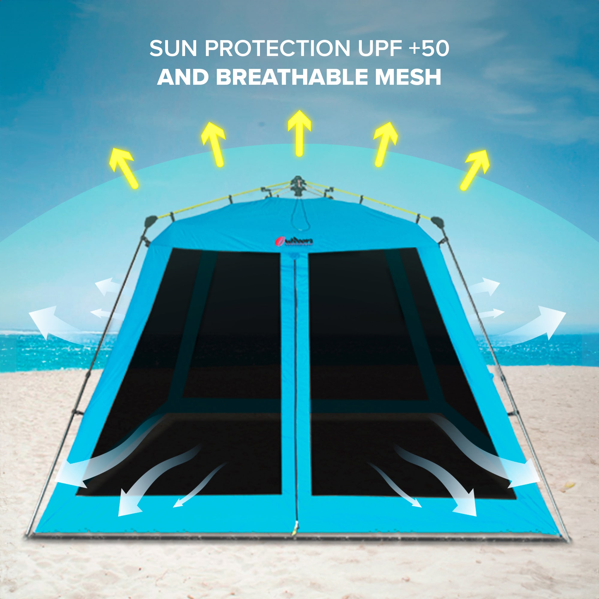 Outdoors Professional OTDZ9009BLU tents - View #3