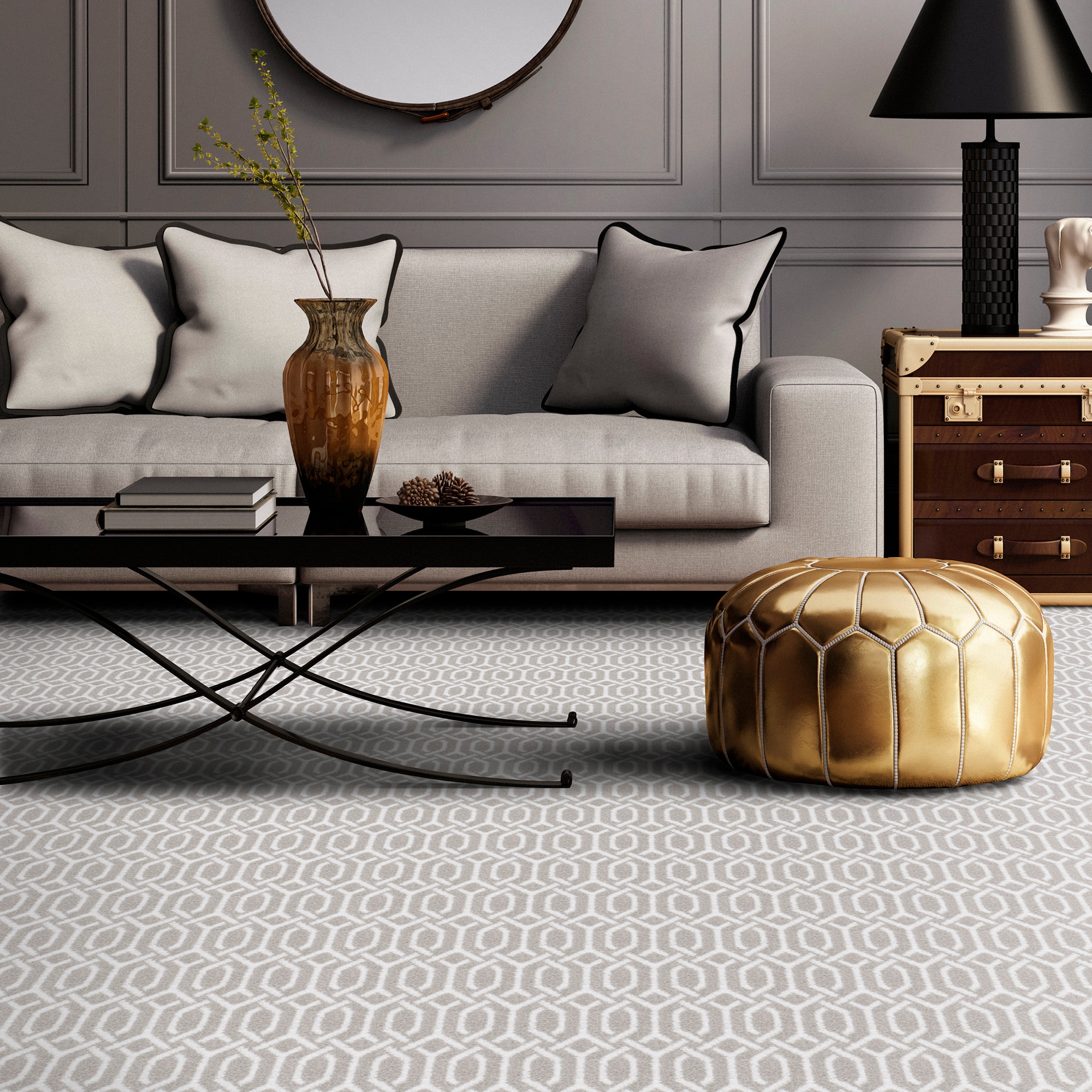 Joy Carpets Home & Office Impressions Morning Fog Textured Carpet (Indoor)