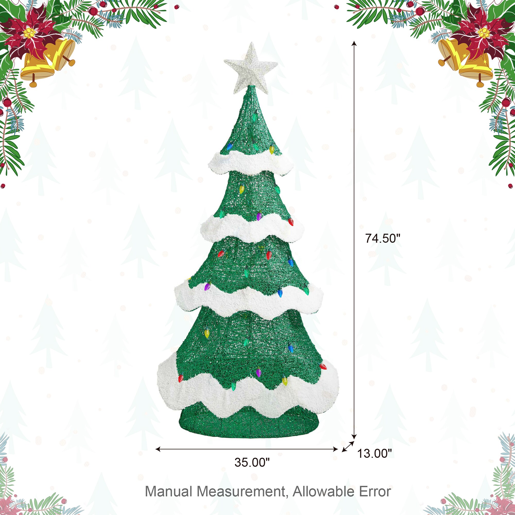 Glitzhome 2039800019 Outdoor-Christmas-Decor - View #13