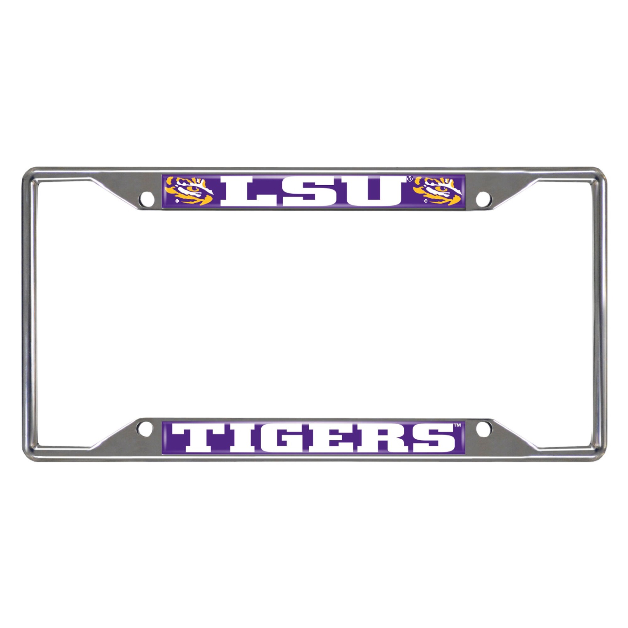 FANMATS 14799 LSU Tigers NCAA License Plate Frame
