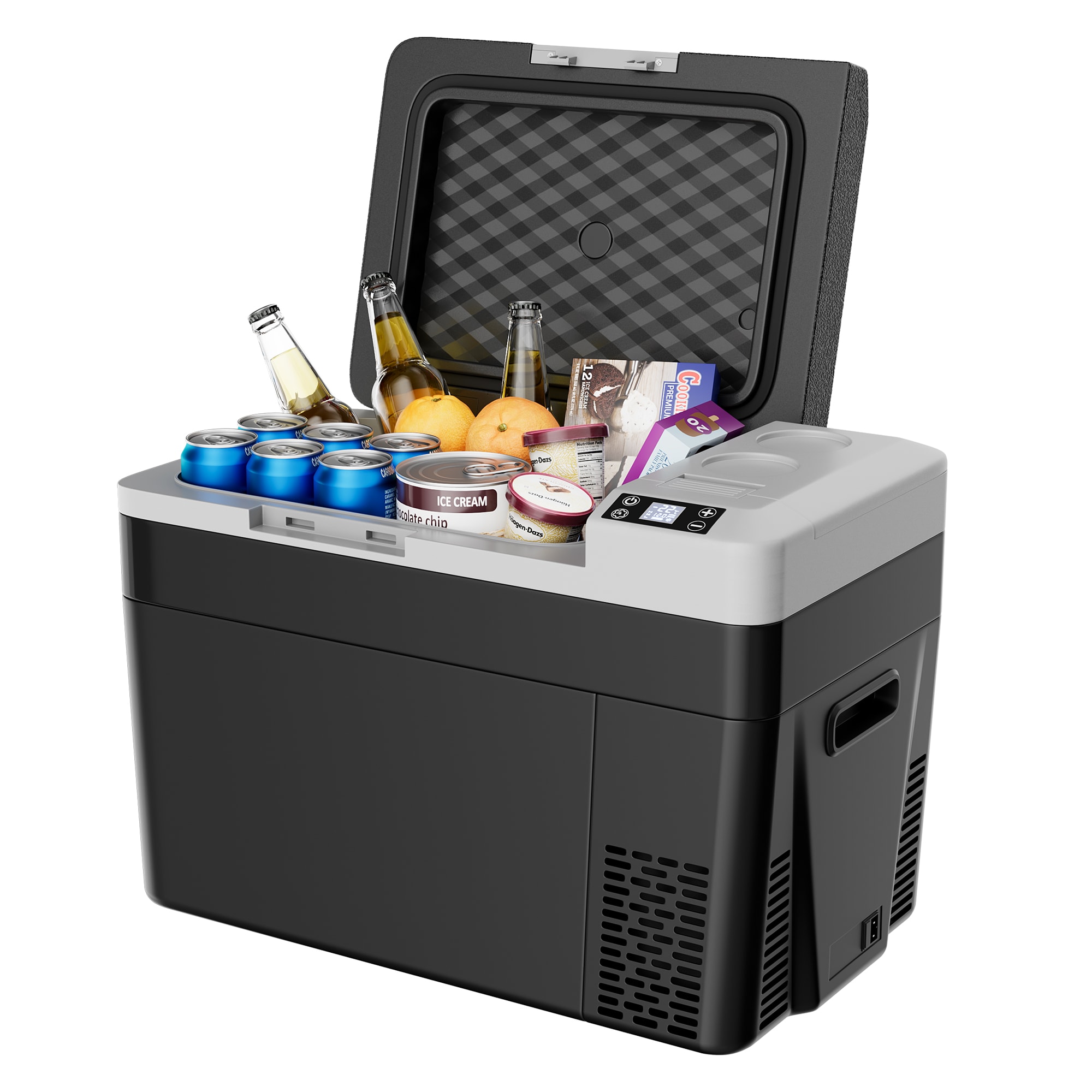 SIMZLIFE CFJ-30 1.07-cu ft Garage Ready Frost-free Chest Freezer ( Black )