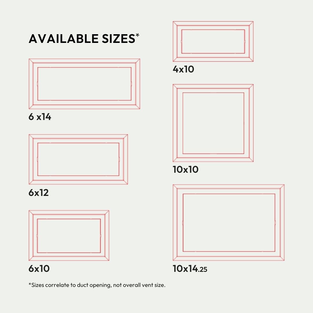 Fittes DWLITFR10X10WHT Sidewall-Ceiling-Registers - View #6