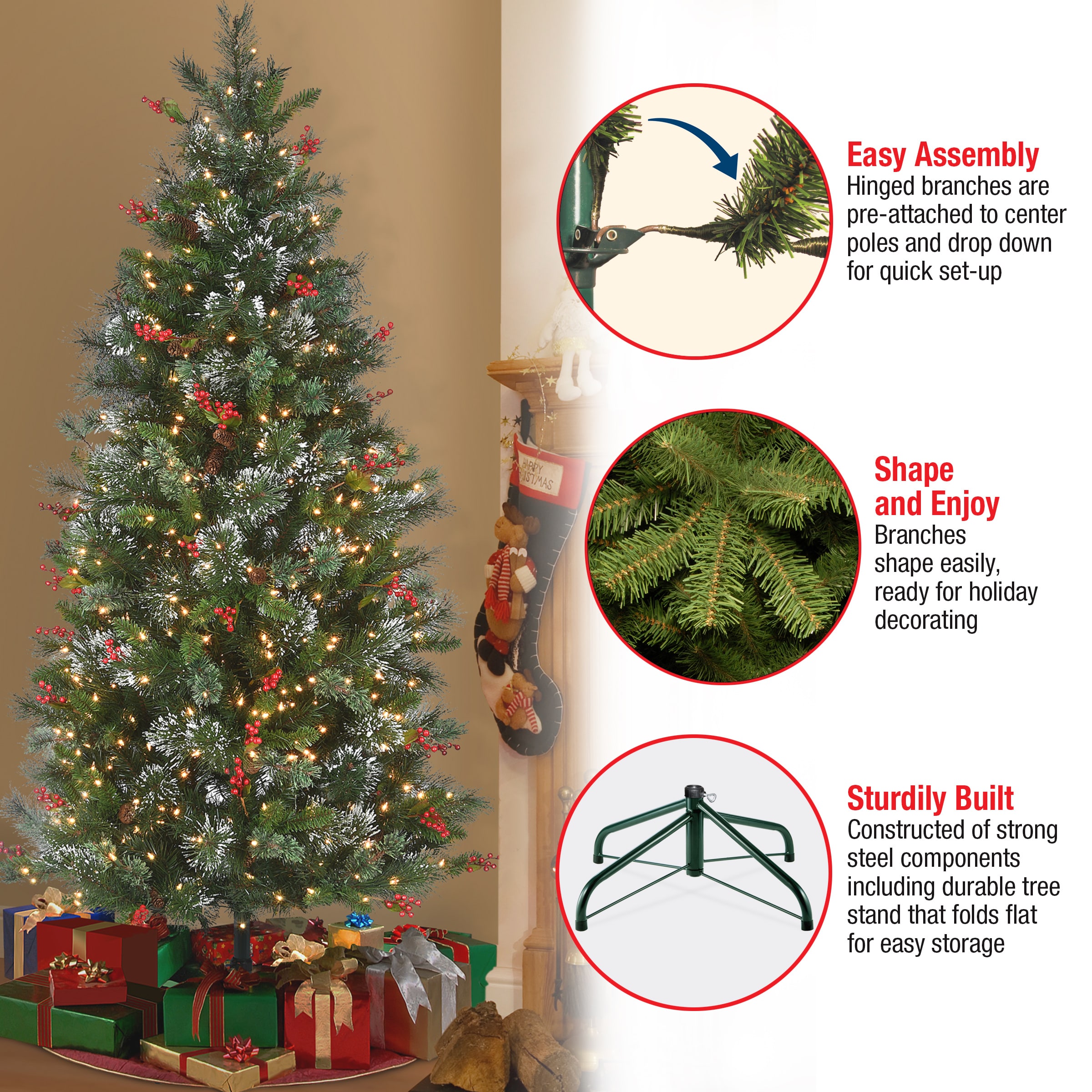 National Tree Company WP1-308-65 Artificial-Christmas-Trees - View #10
