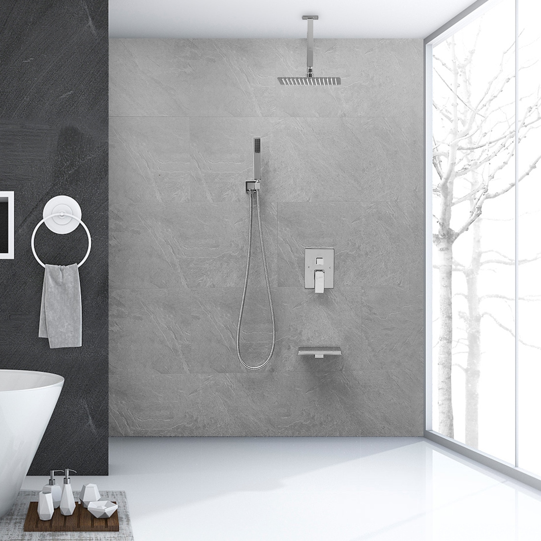BWE A-95014-C-S Tub-Shower-Faucets - View #2