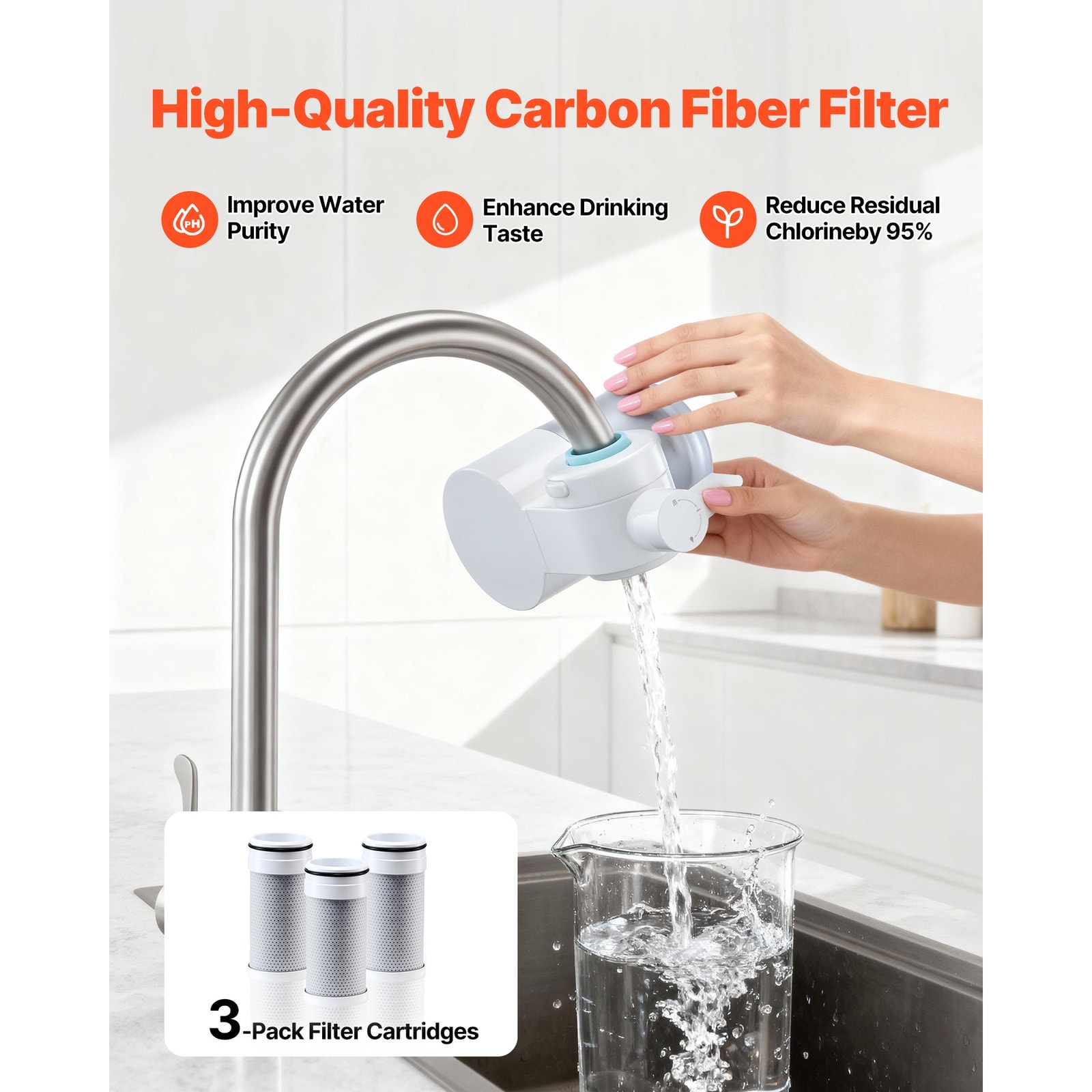 Mecale YAS-HXD9ZA Under-Sink-Filtration-Systems - View #2
