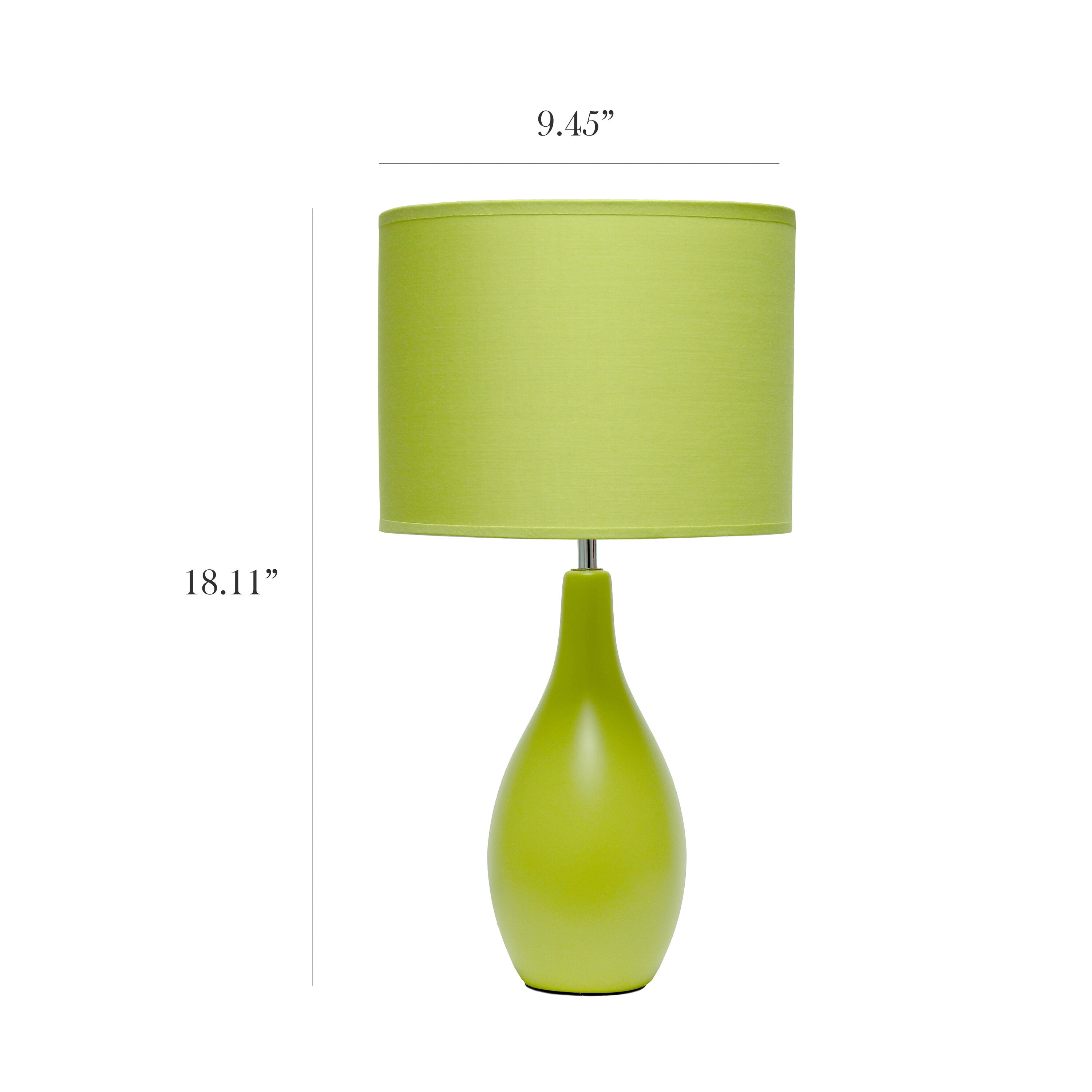 Simple Designs LT2002-GRN Table-Lamps - View #4