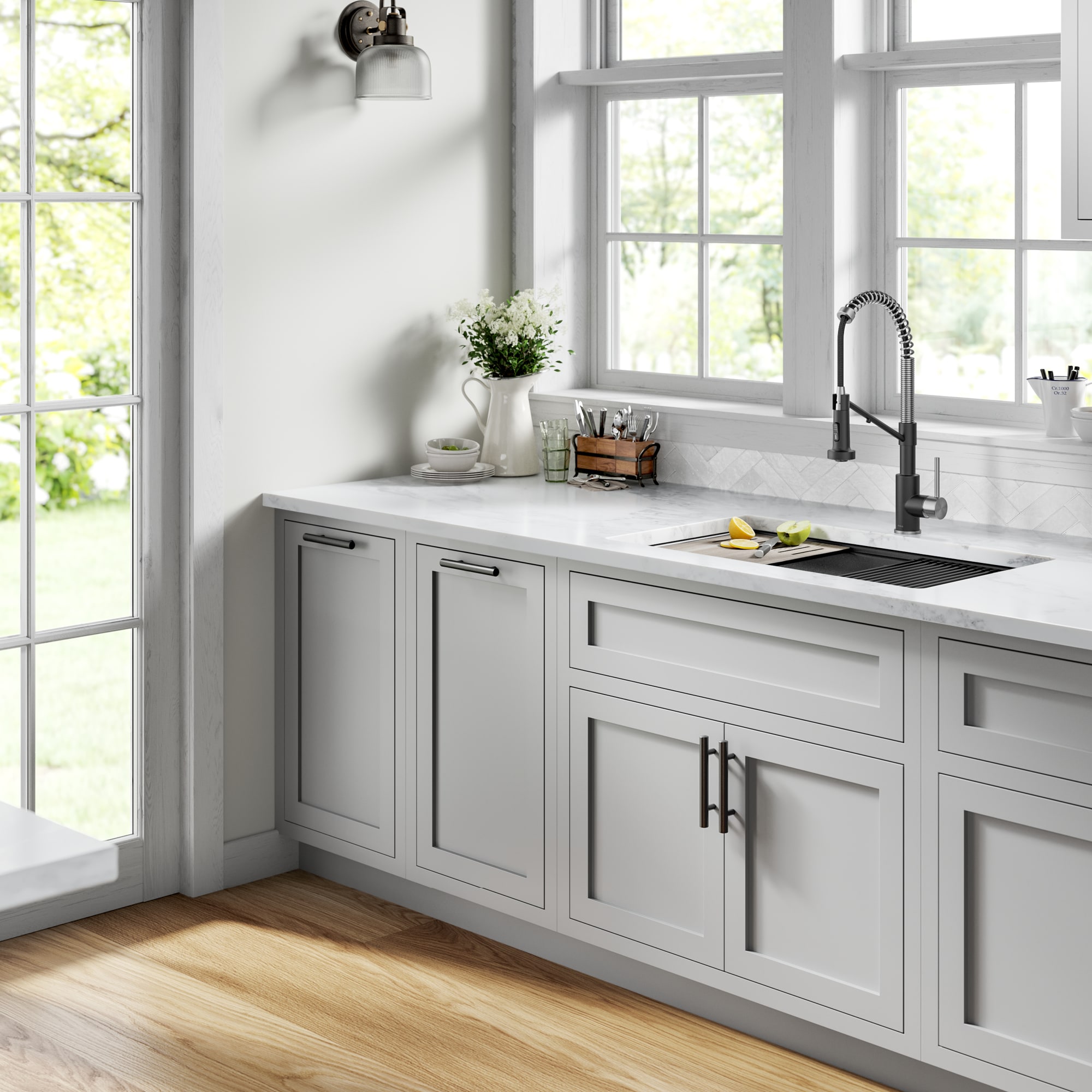 Kraus KFF-1610SFSMB Kitchen-Faucets - View #20