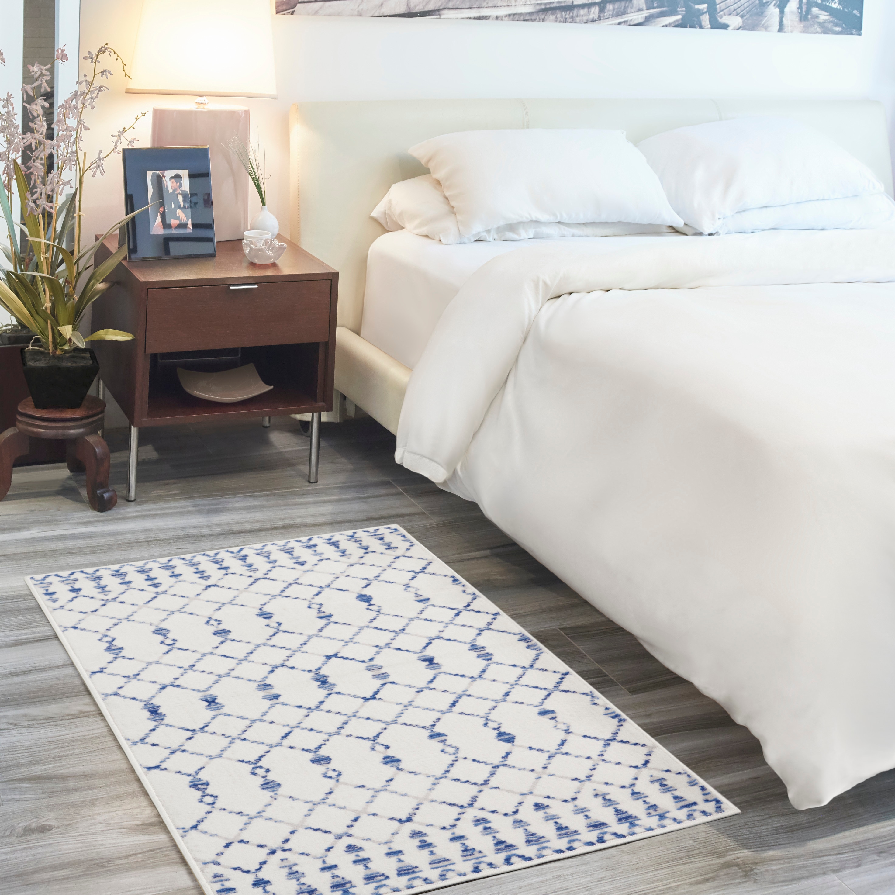 Nourison 99446830746 Whimsicle 3 x 5 (ft) Loomed Polypropylene Ivory Rectangular Indoor Tribal Area rug