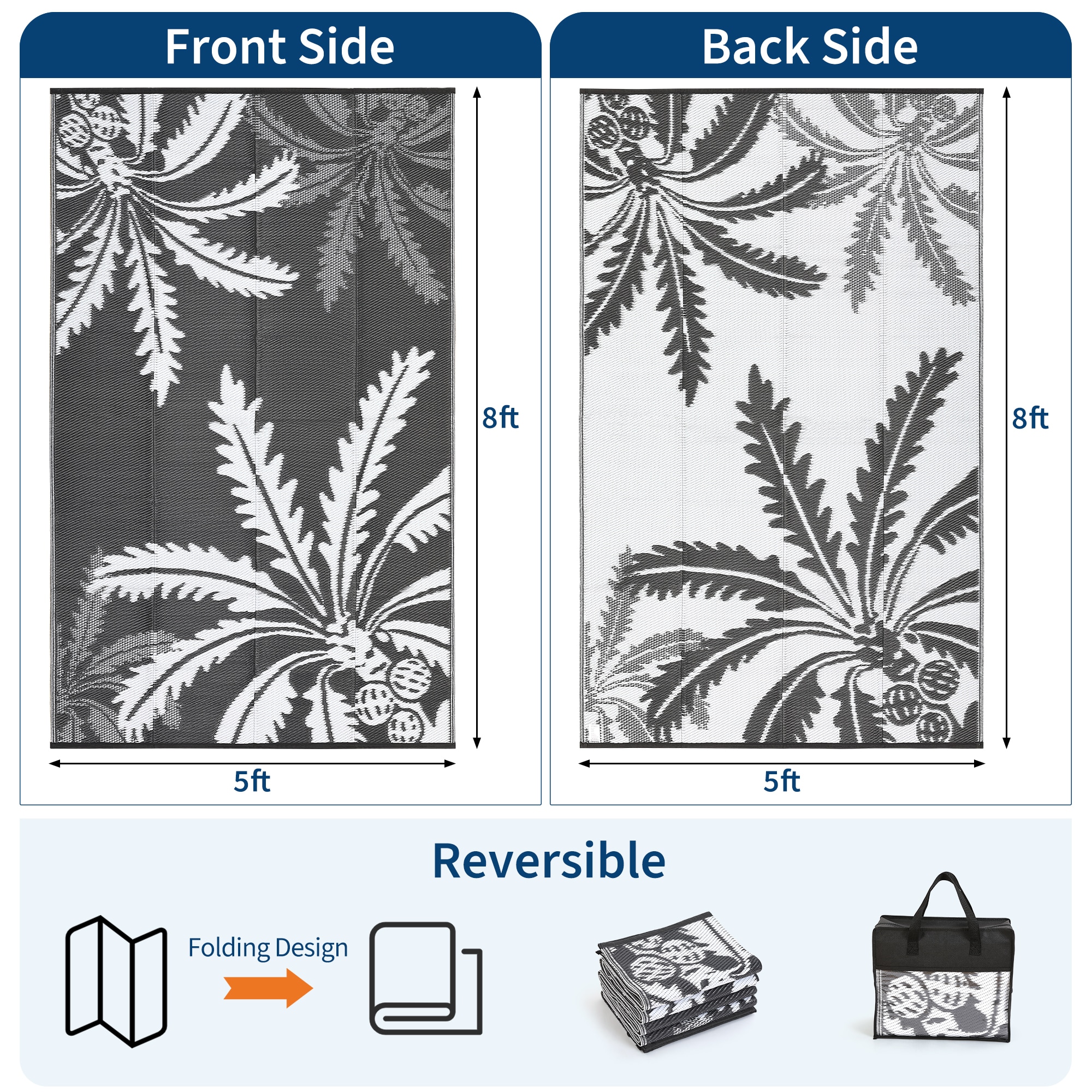 GarveeLife CLJ-FOBRHSQY02S4 rugs - View #2