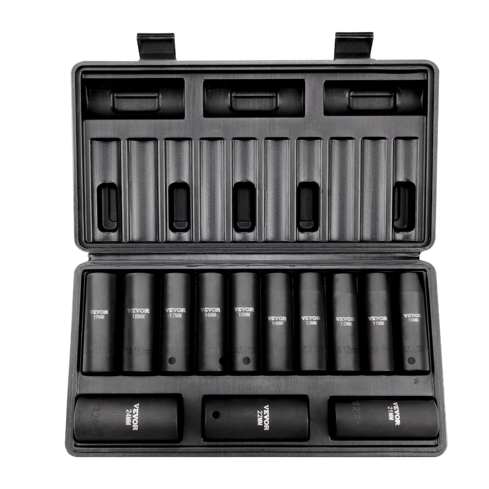 SKYSHALO CJTTZJ12CRV13FHOHV0 1/2-IN Impact Sockets Set 13 -Piece Metric Set Drive Set 6-point Impact Socket Set