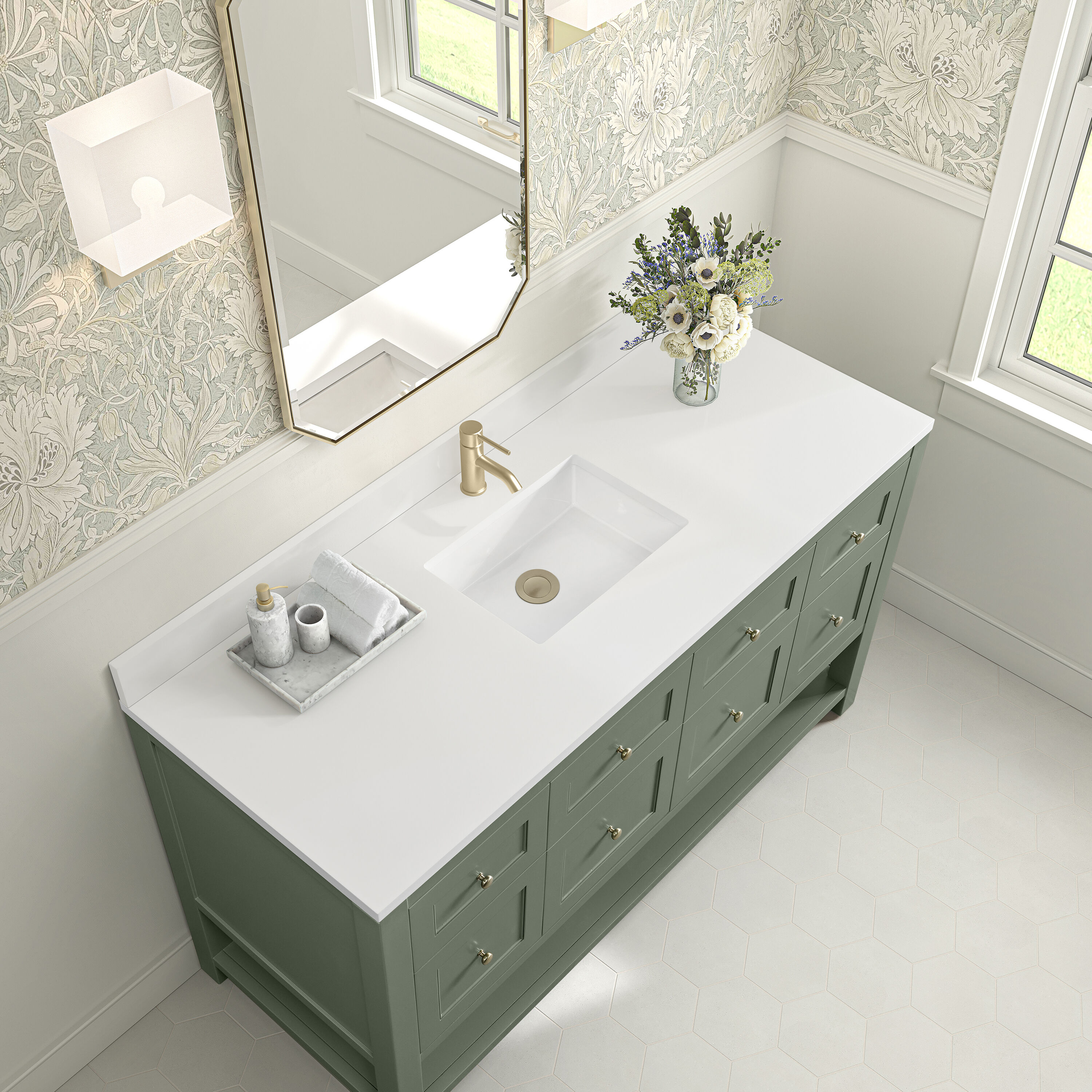 James Martin Vanities 330-V60S-SC-1WZ Bath-Vanity-Combo - View #6