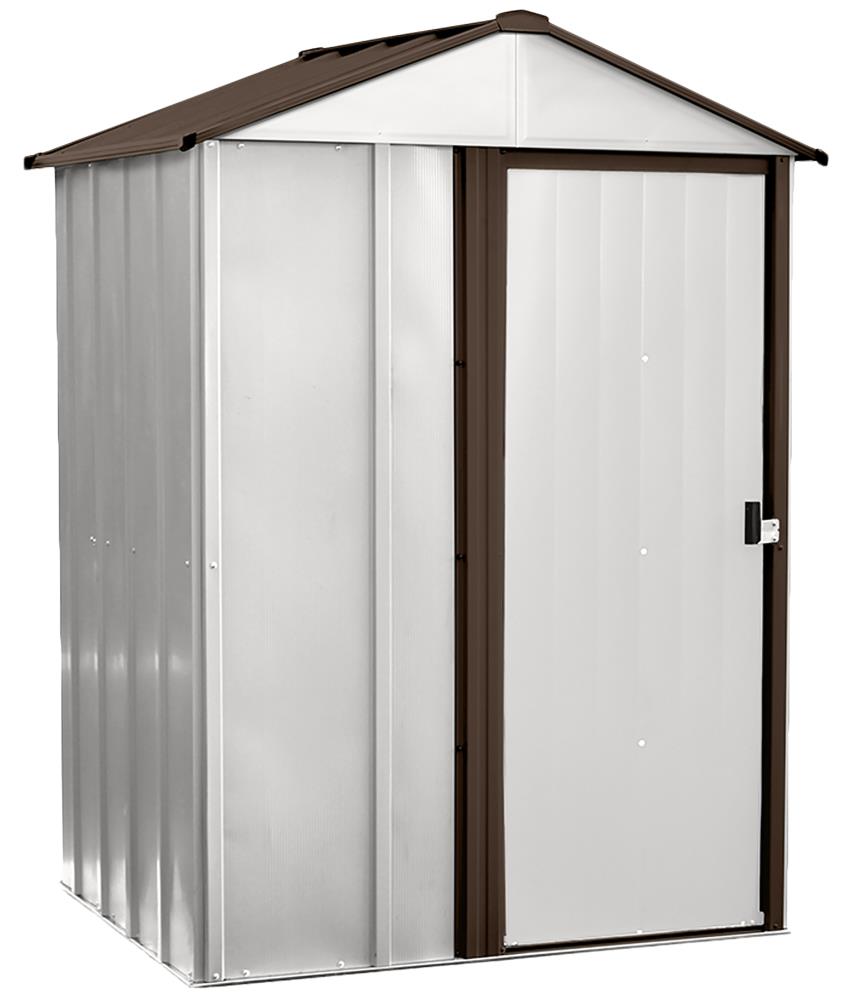 Arrow NW54 5-ft x 4-ft Newburgh Galvanized Steel Storage Shed