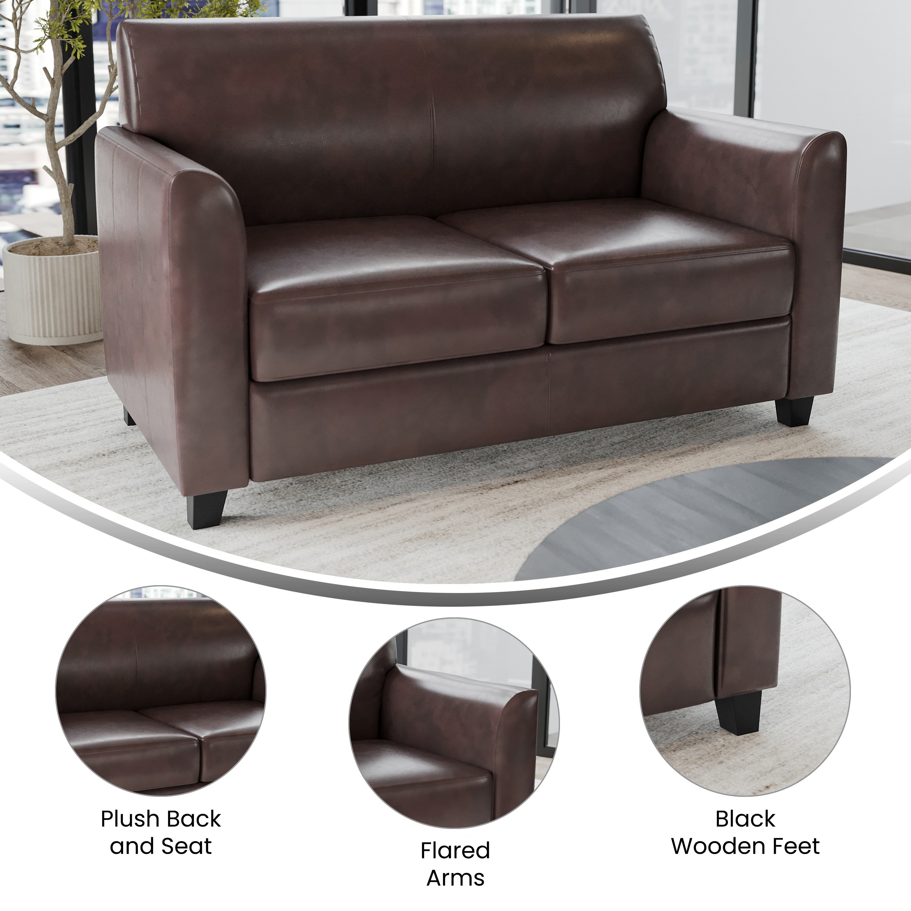 Flash Furniture 847254054430 Sofas-Loveseats - View #3
