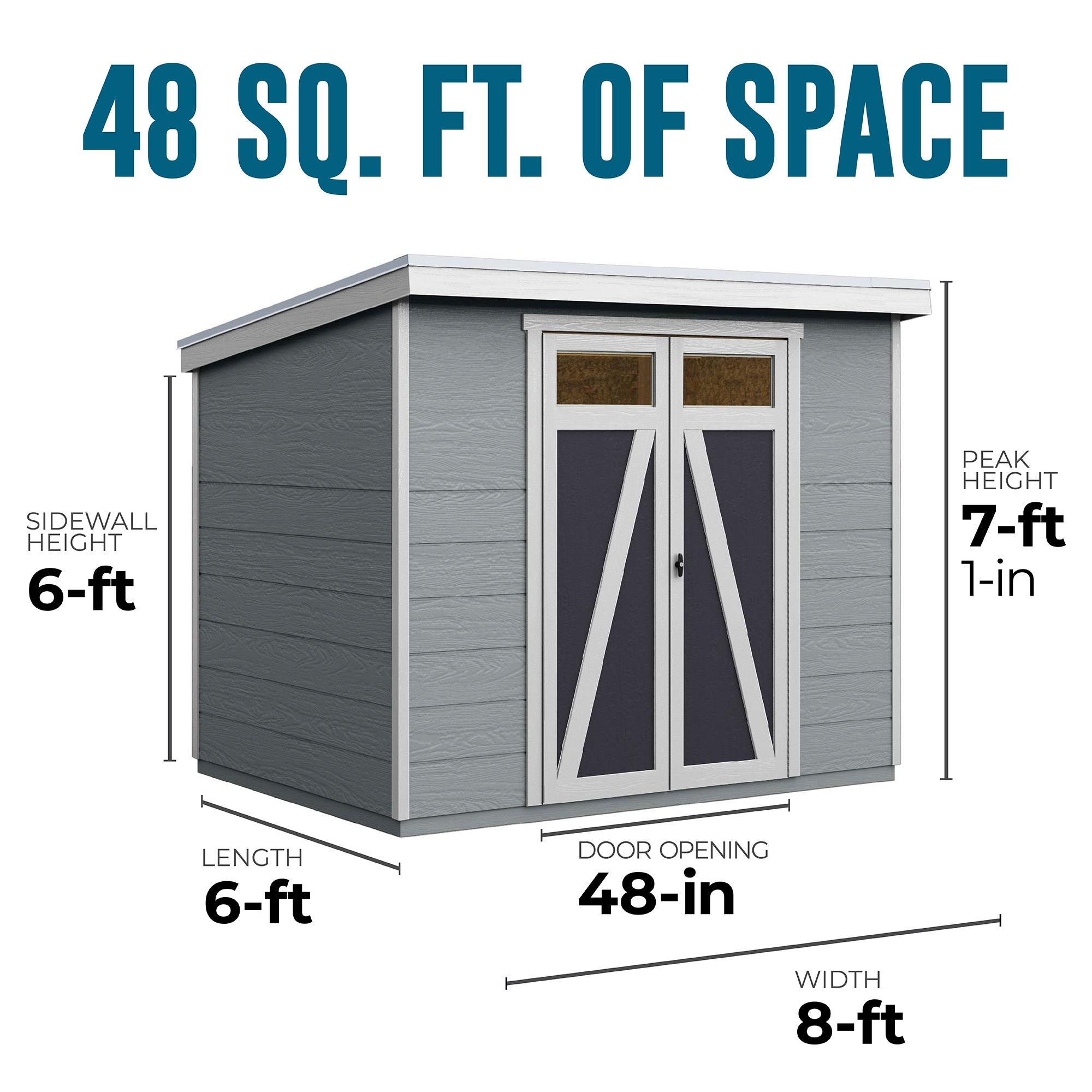 Heartland 63840-4 Wood-Storage-Buildings - View #4