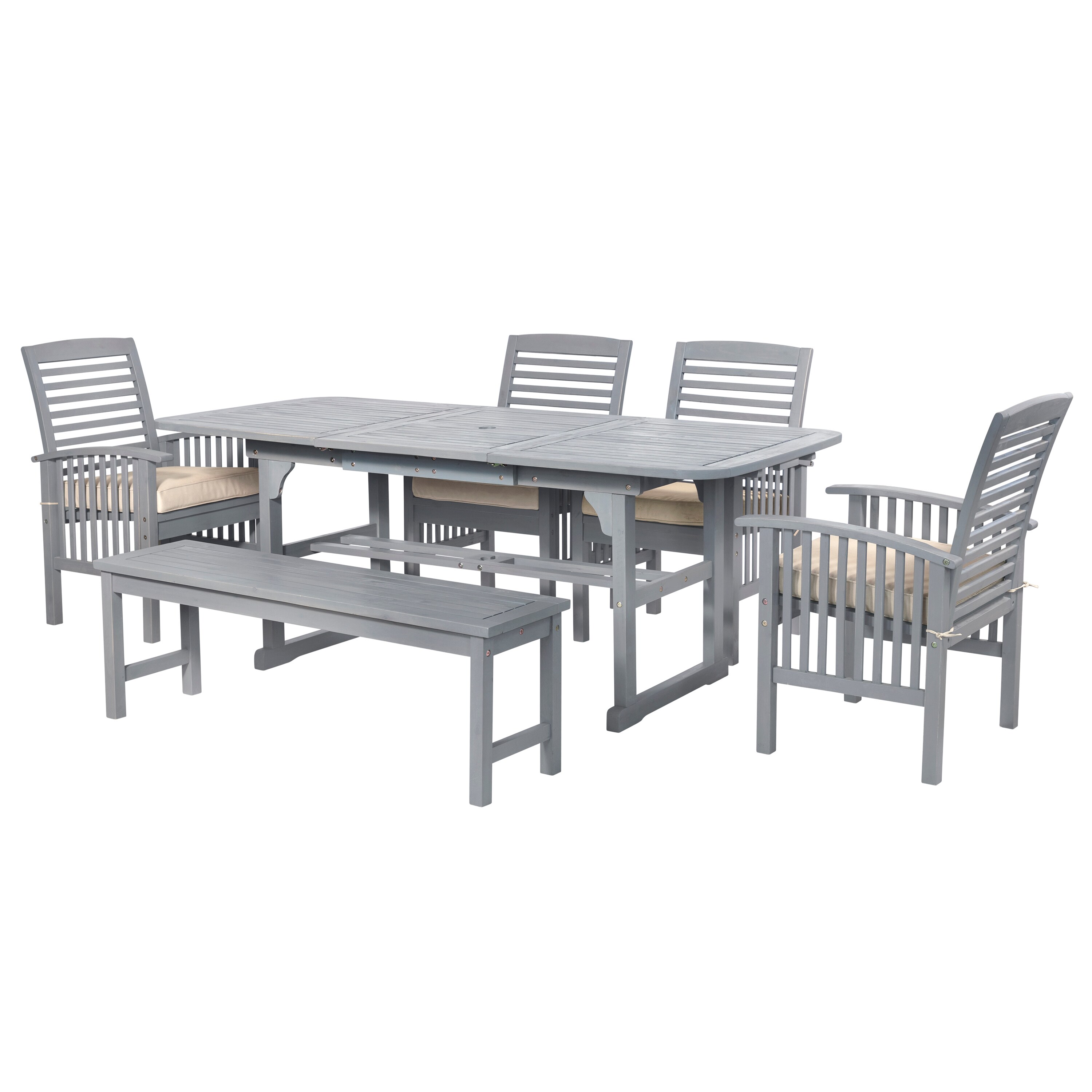 Walker Edison LWW6SGW Patio-Dining-Sets - View #3
