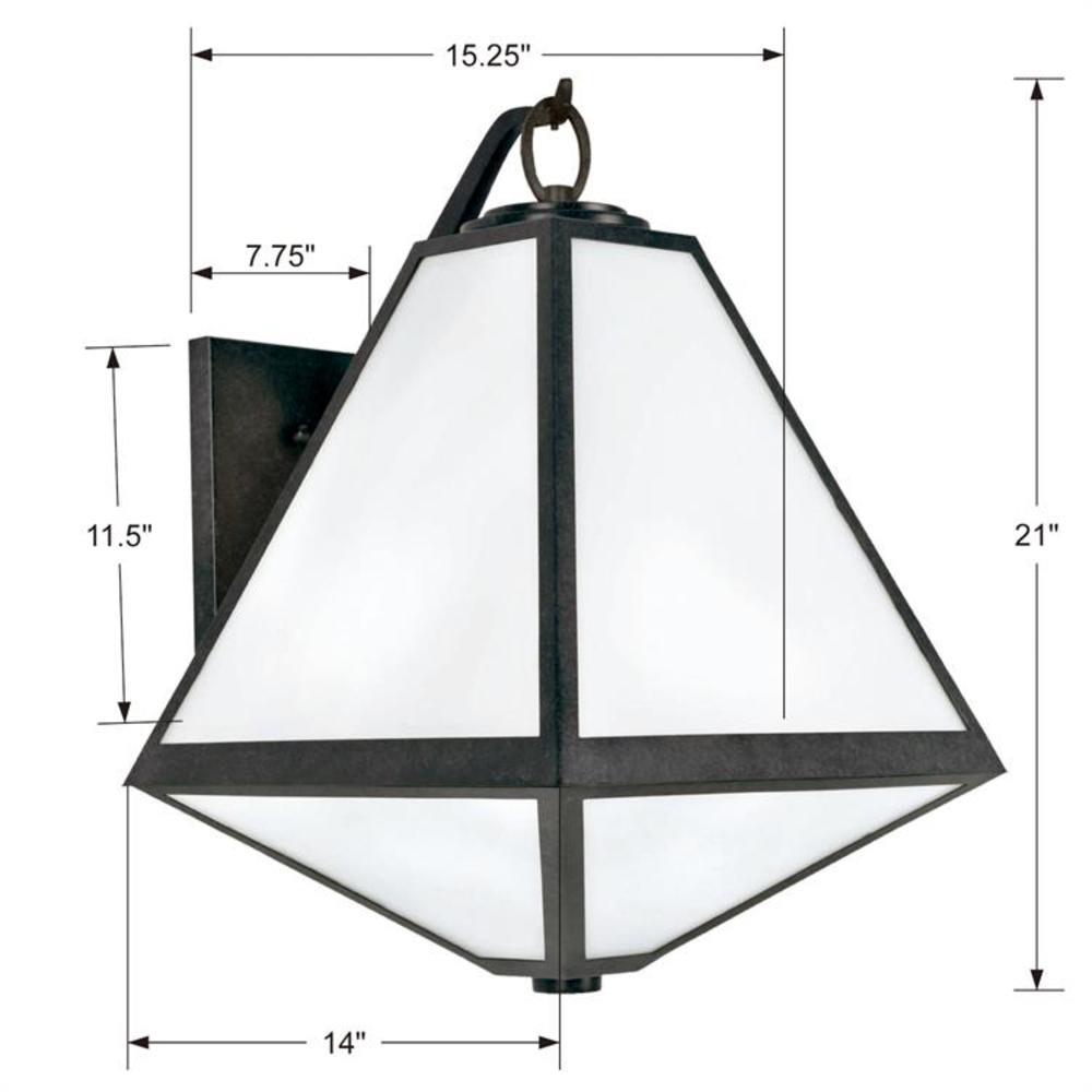 Crystorama GLA-9702-OP-BC Outdoor-Wall-Lighting - View #4