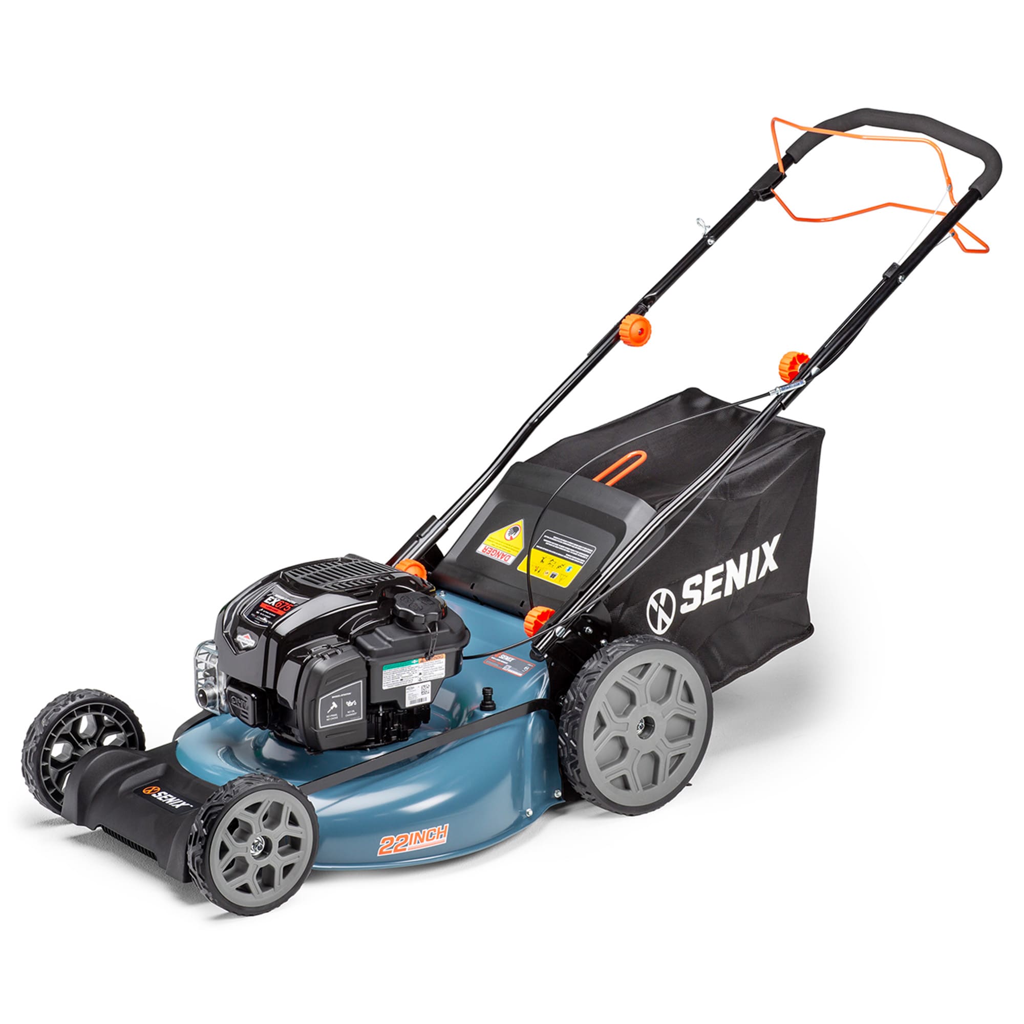 Reservere drag spole SENIX 163-cc 22-in Self-propelled Gas Lawn Mower with Briggs & Stratton  Engine in the Gas Push Lawn Mowers department at Lowes.com