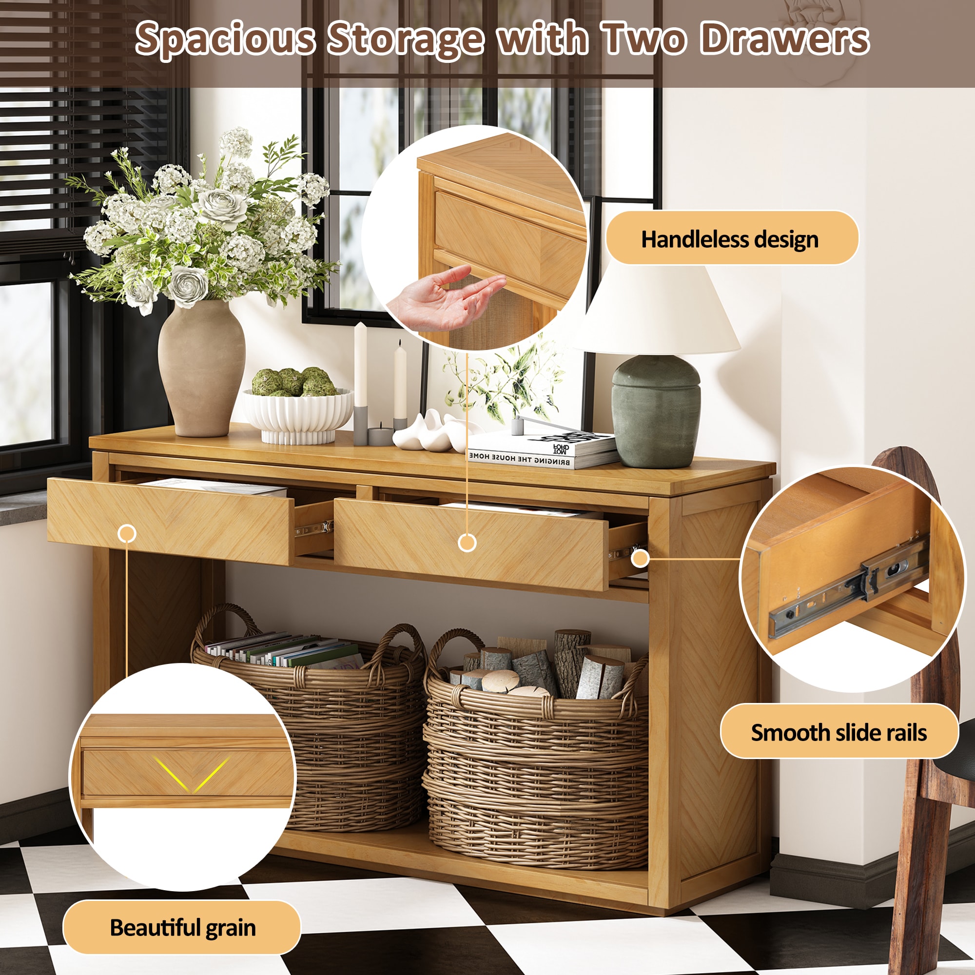 ModernLuxe N715P235096N Console-Sofa-Tables - View #3
