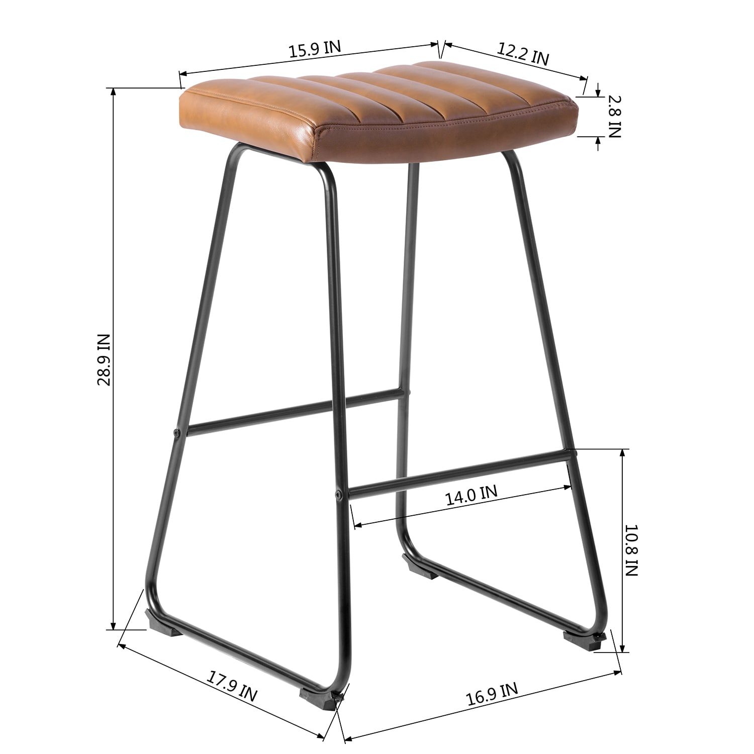 CASAINC SADDLEBAR BROWN stools - View #9