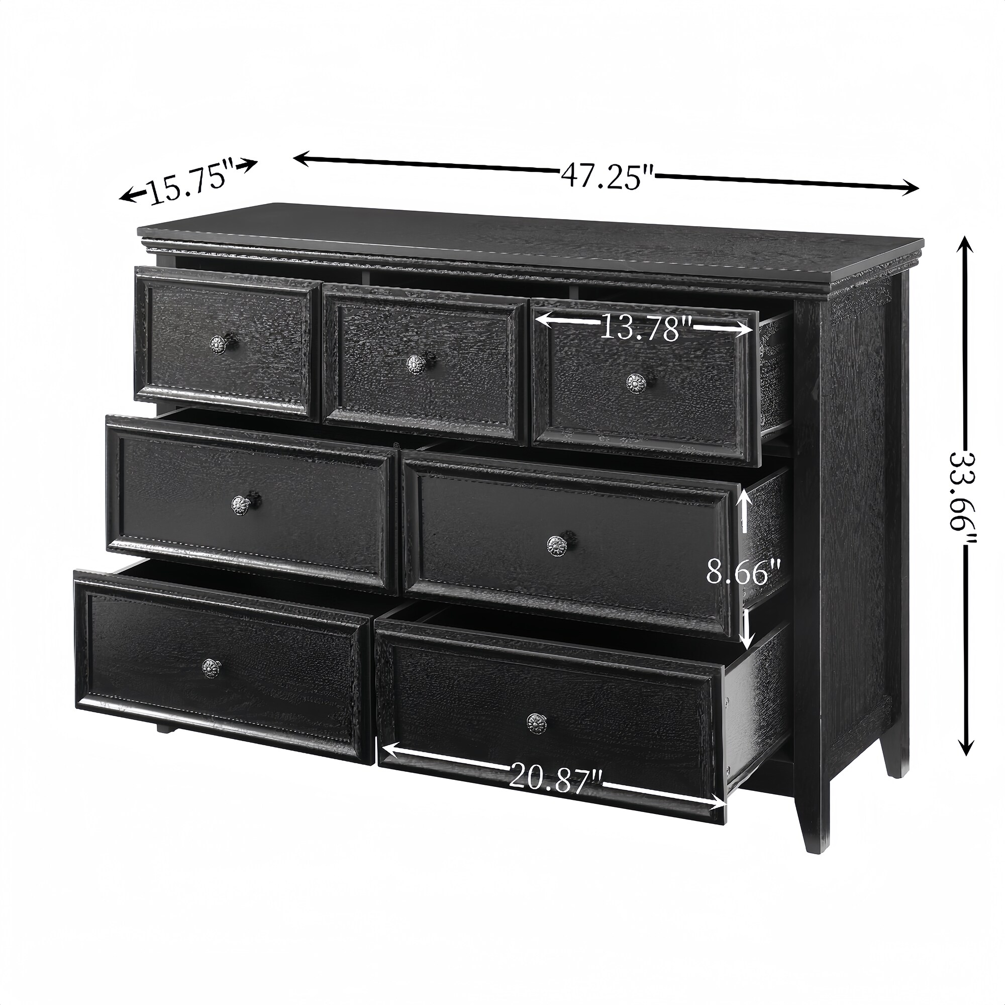 SINOFURN SYC500007BK dressers - View #5