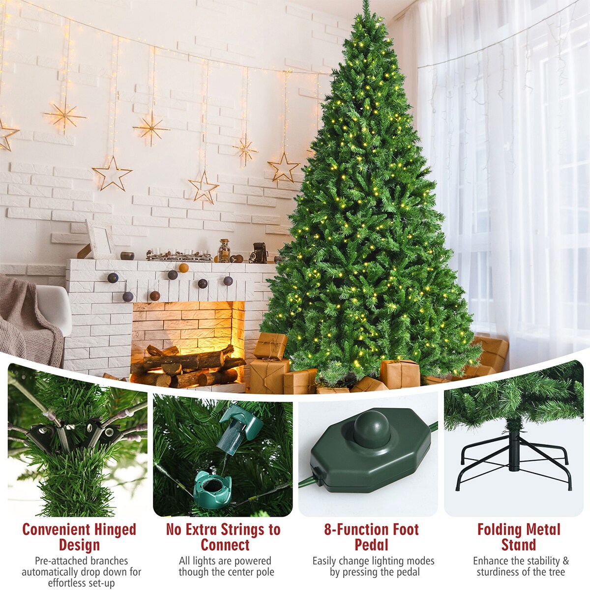 Forclover HYFASDCM56 Artificial-Christmas-Trees - View #5