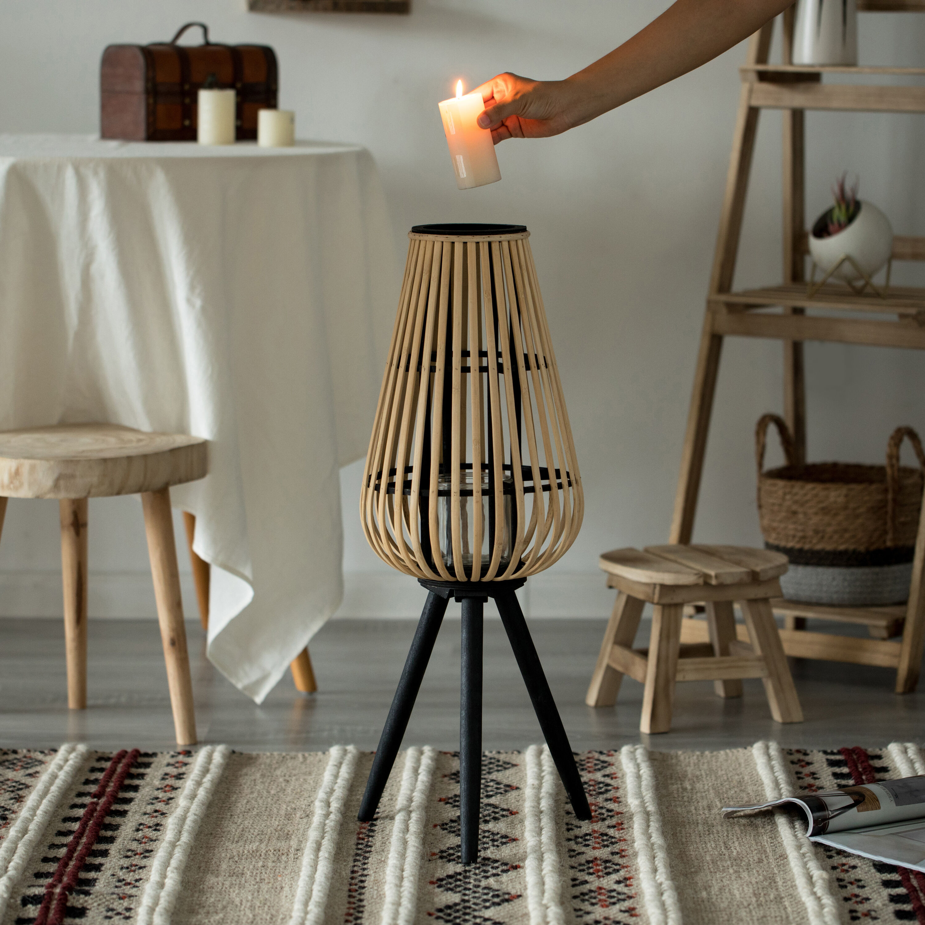 Wickerwise QI004165 Candle-Holders - View #5