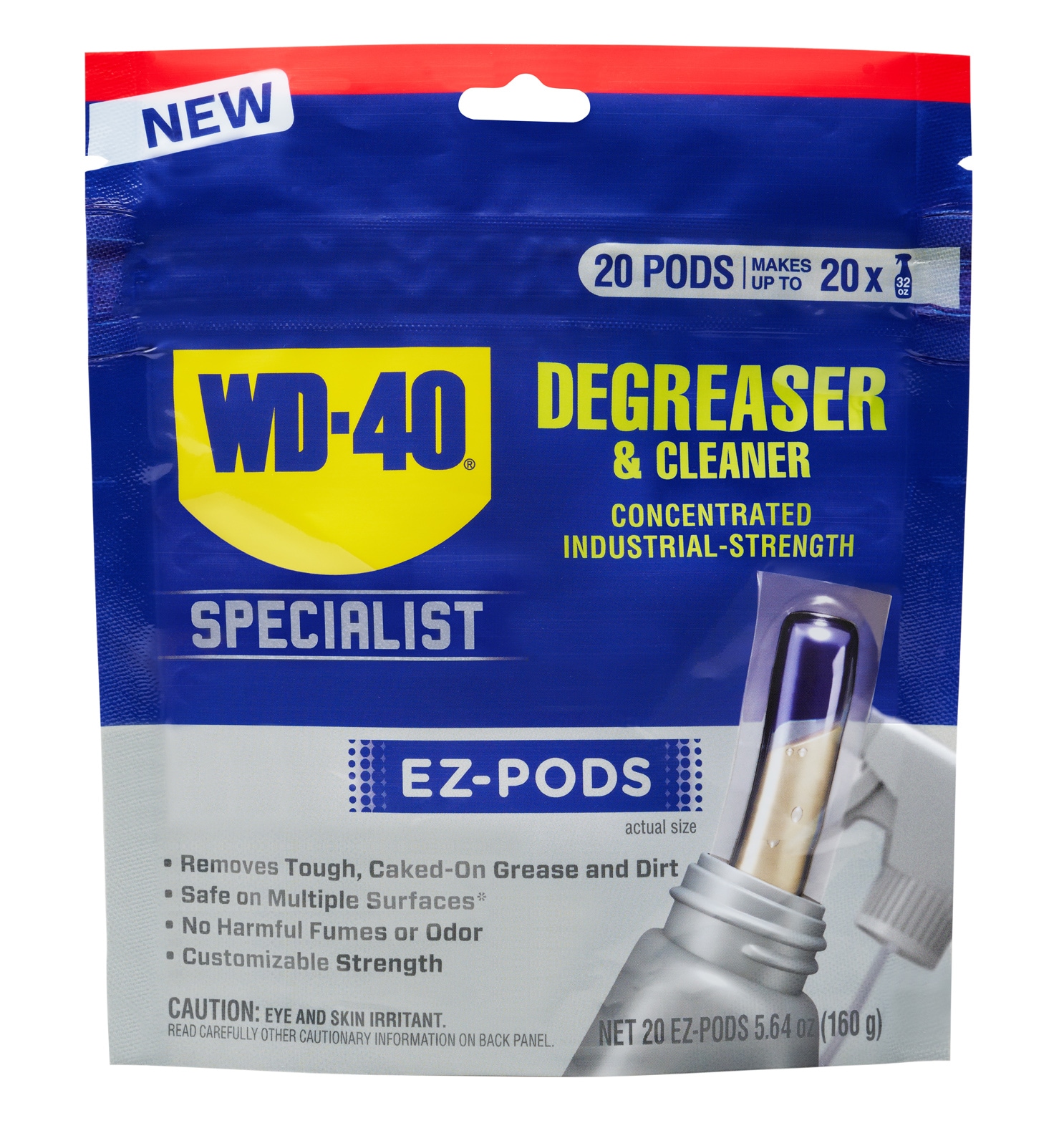 WD-40 300899 Specialist Degreaser and Cleaner Ez-pod, 20 Count, Unscented, Price/6 ea