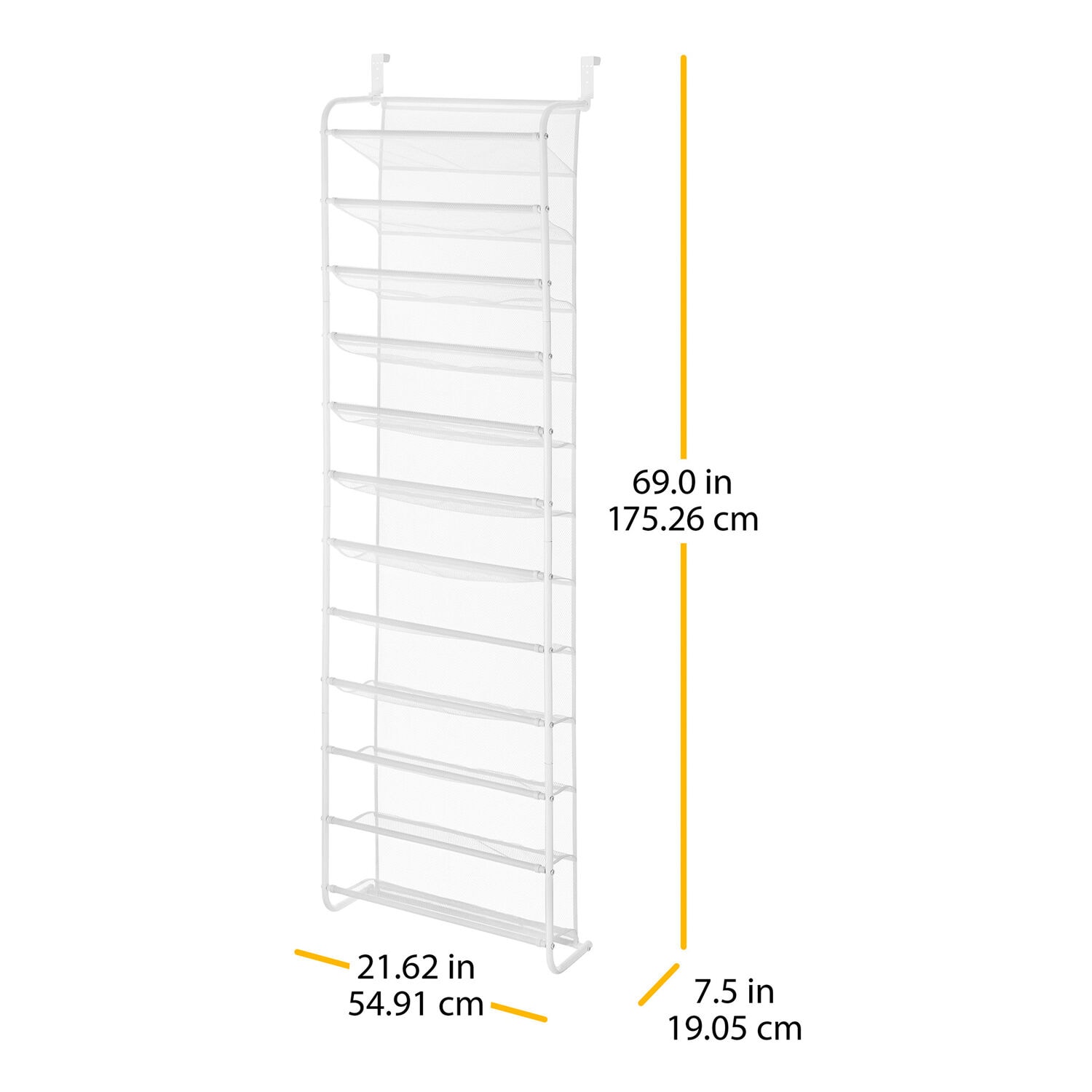 Whitmor 6037-7037-WHT-SIOC Shoe-Racks - View #2