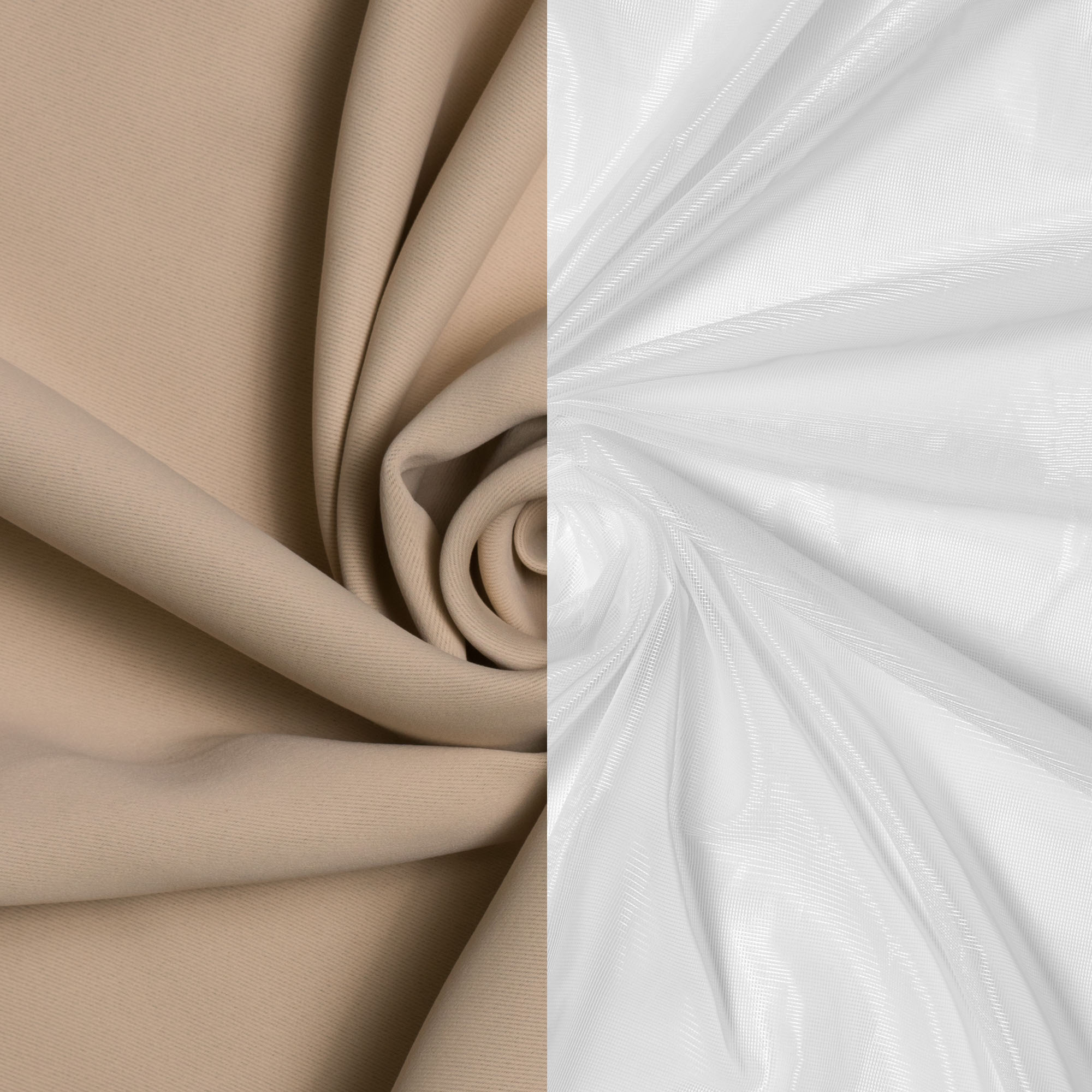 Best Home Fashion MM-TRELLIS-96-BEIGE curtains - View #3