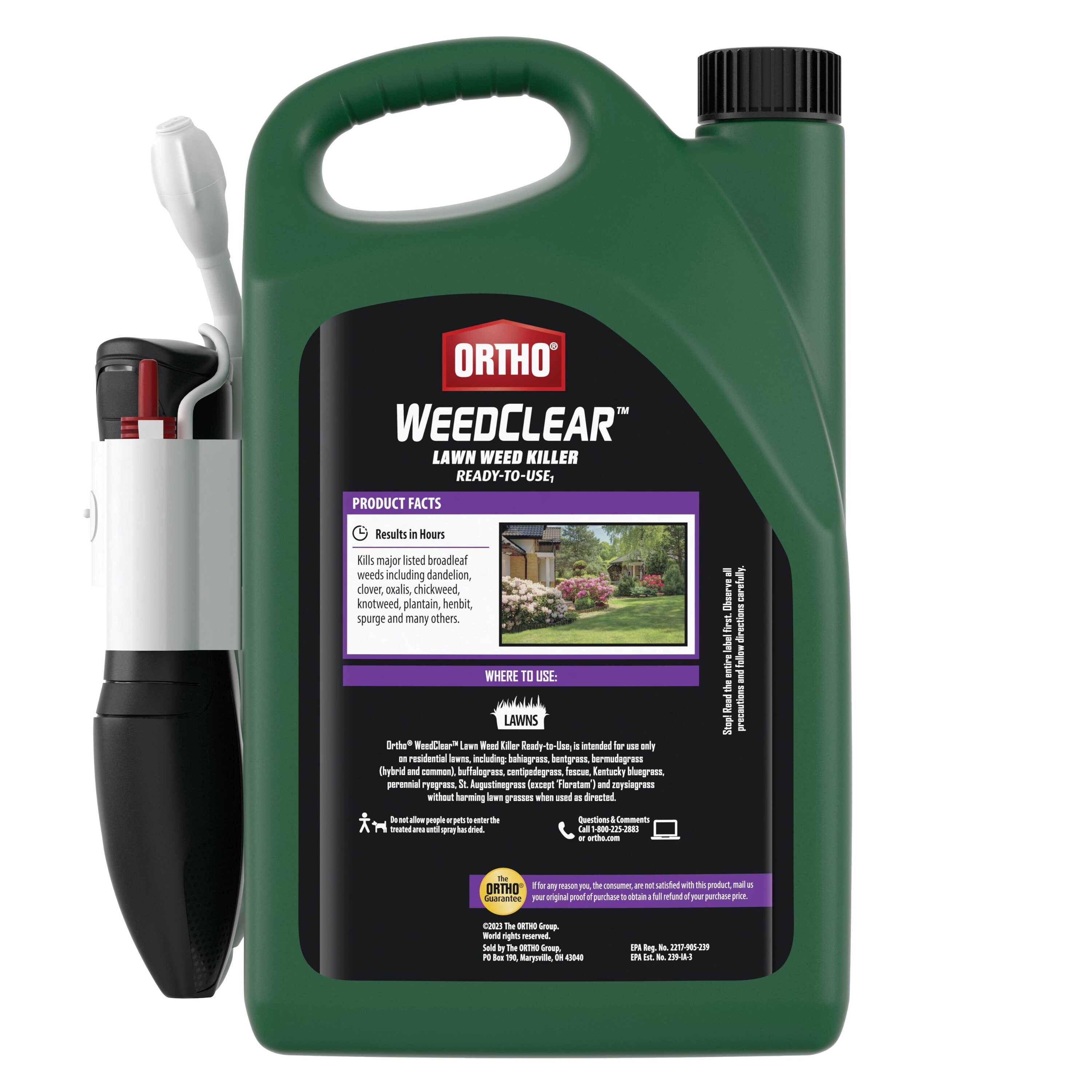 ORTHO WeedClear 1-Gallon Ready to Use Lawn Weed Killer in the Weed ...