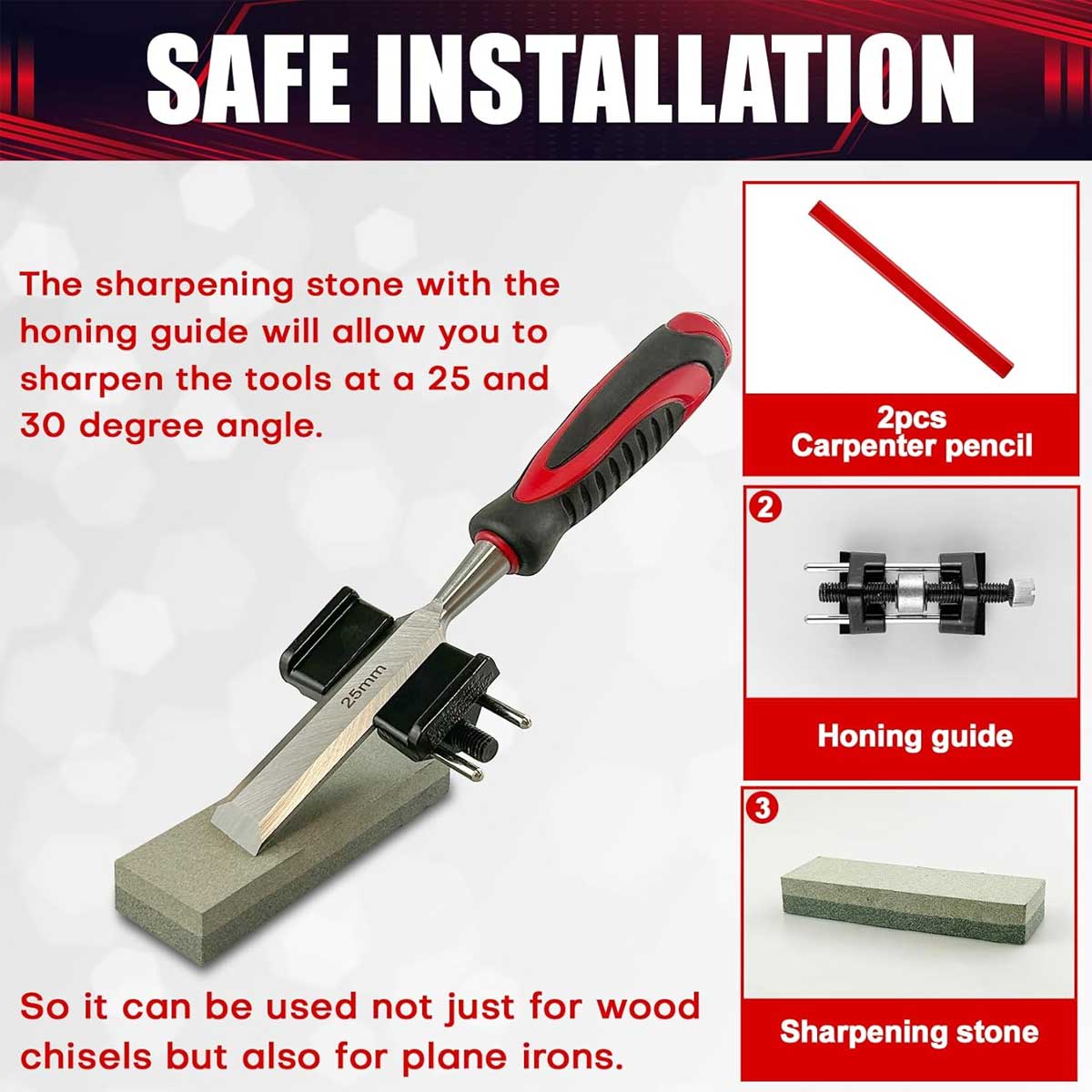 Aoibox LABCS21005 Chisel-Sets - View #4