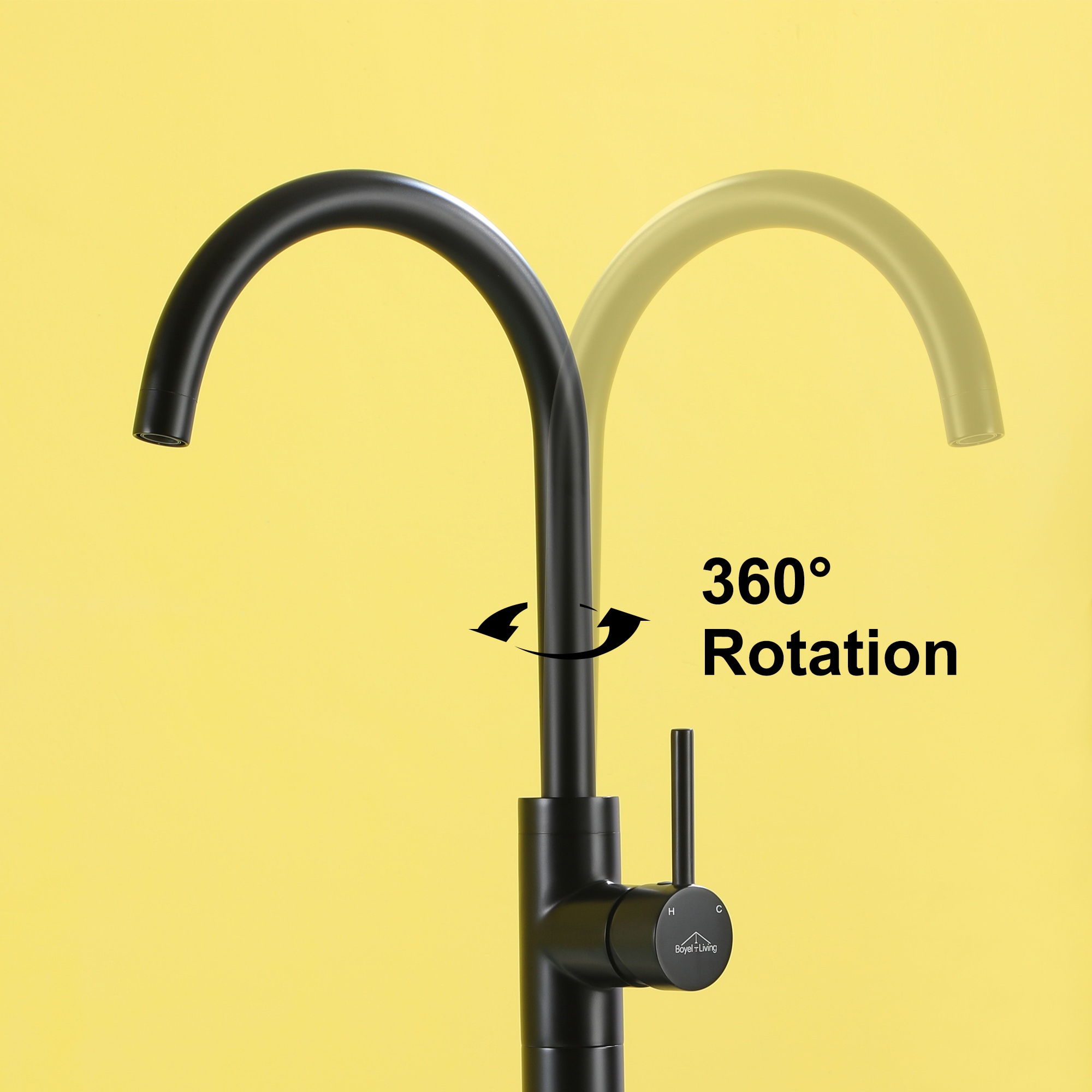 Clihome TC-241MB-BF Roman-Tub-Faucets - View #5