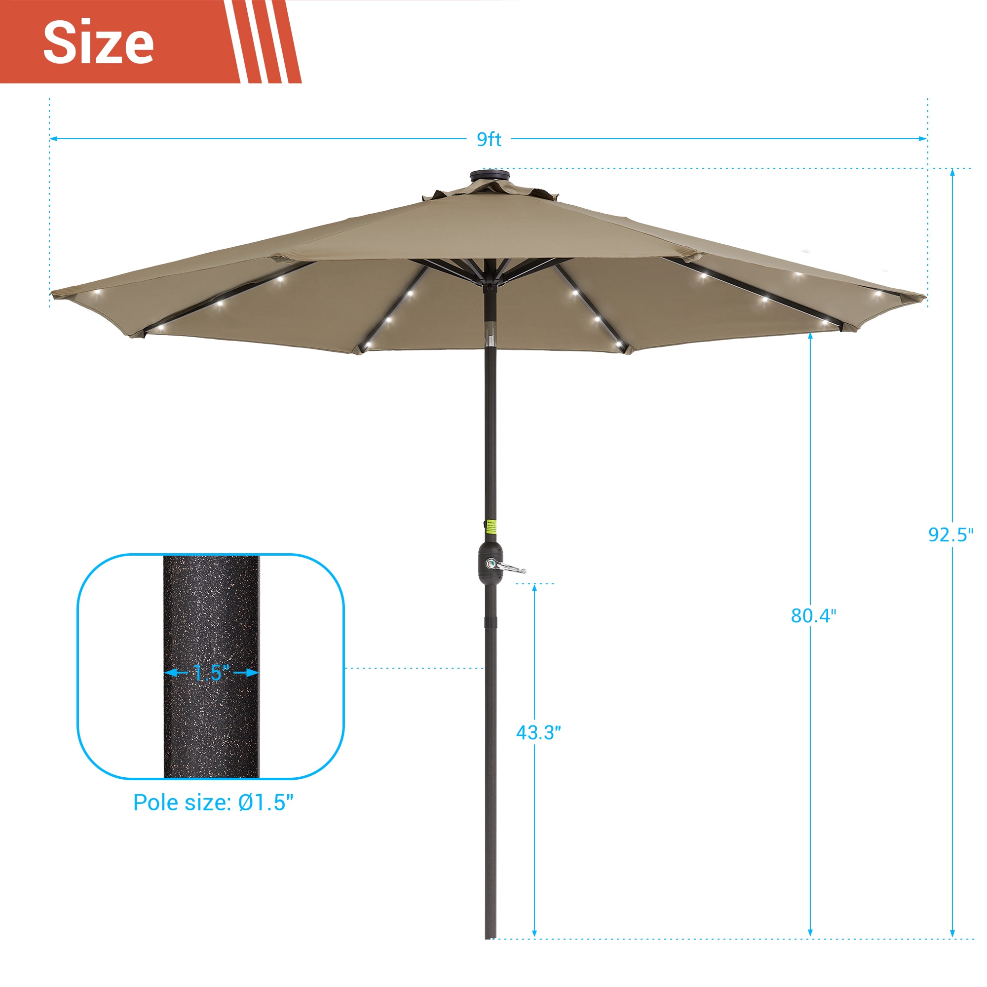 ACEGOSES LW-09K-LED Umbrellas-2 - View #2