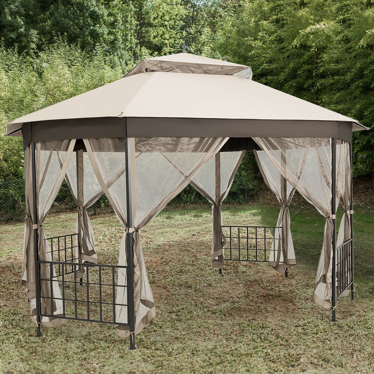 Volenca VOL-1ORDQN Wood-Resin-Gazebos - View #6