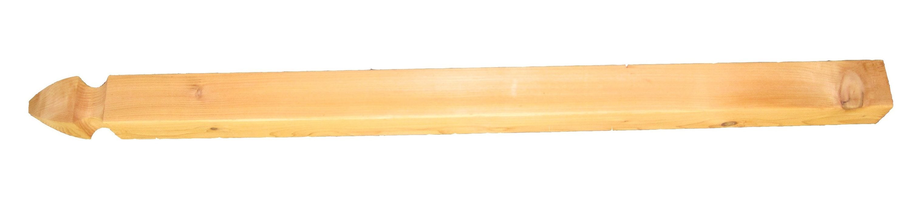  171474 4-in x 4-in x 5-ft Western red cedar French gothic Spaced picket Line Wood Fence Post