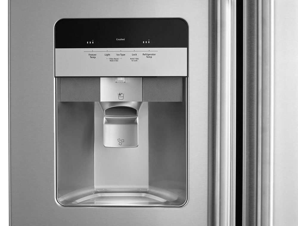 Maytag 24.5-cu ft Side-by-Side Refrigerator with Ice Maker (Fingerprint ...