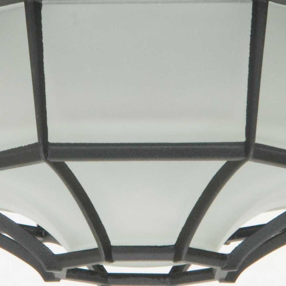 Craftmade Bulkheads 1 Light 85 In Textured Matte Black Indooroutdoor Flush Mount Light At