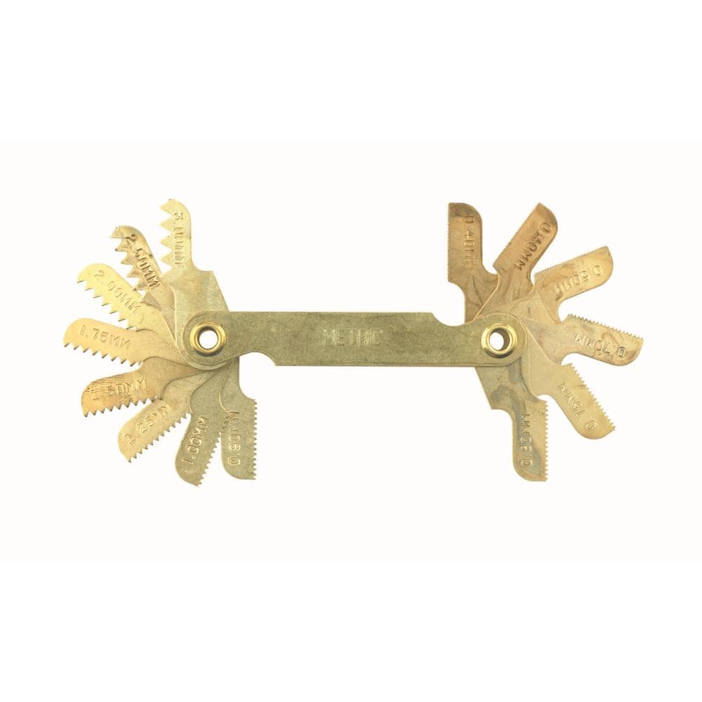 IRWIN 12016 16 Leaf Metric Thread -Gauge